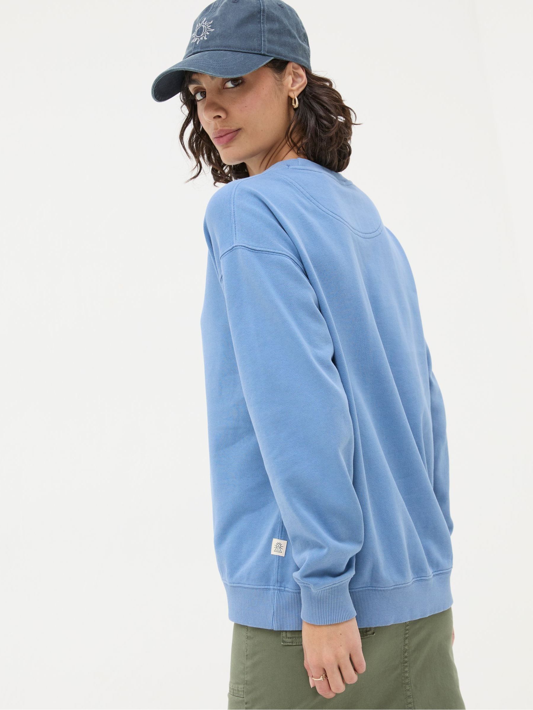 Georgia Blue Cobalt Crew Sweatshirt - Image 2 of 9