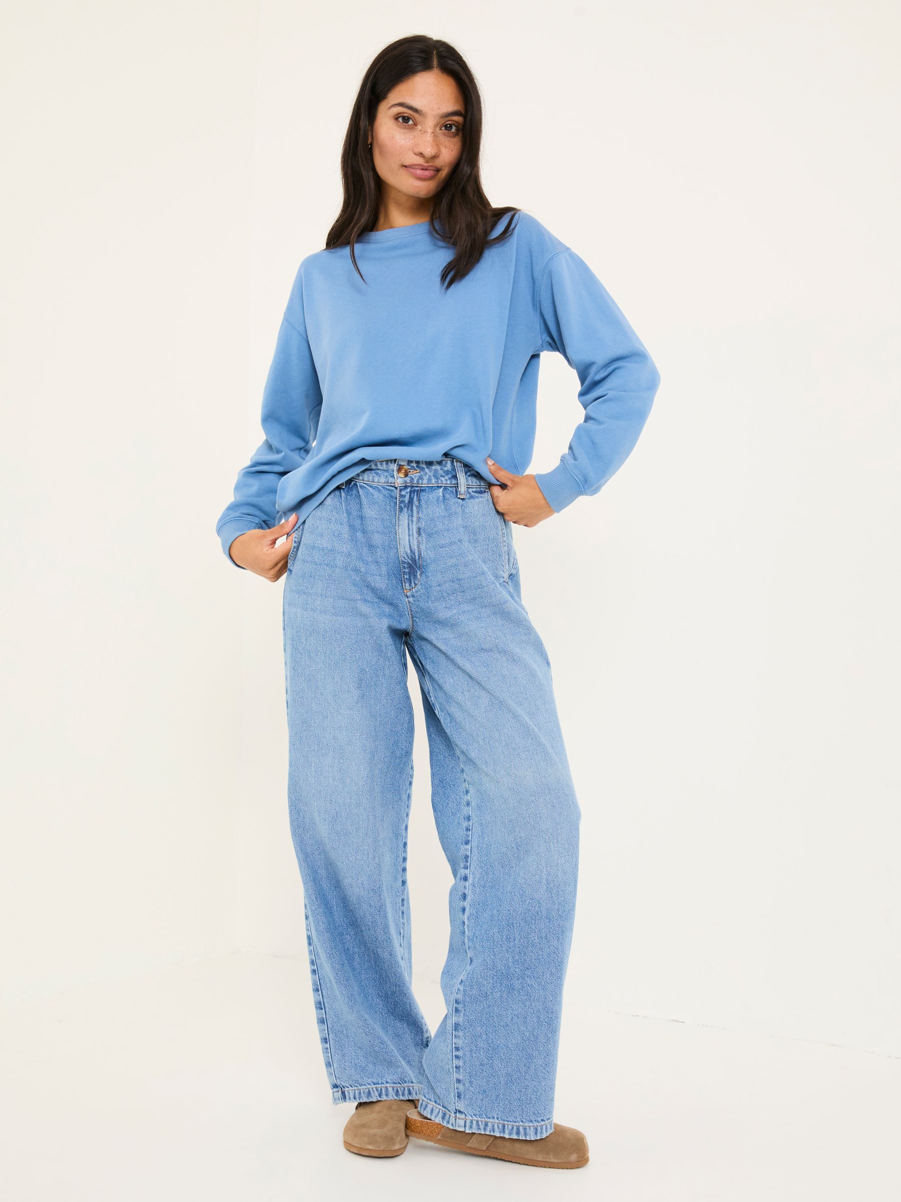 Georgia Blue Cobalt Crew Sweatshirt - Image 3 of 9