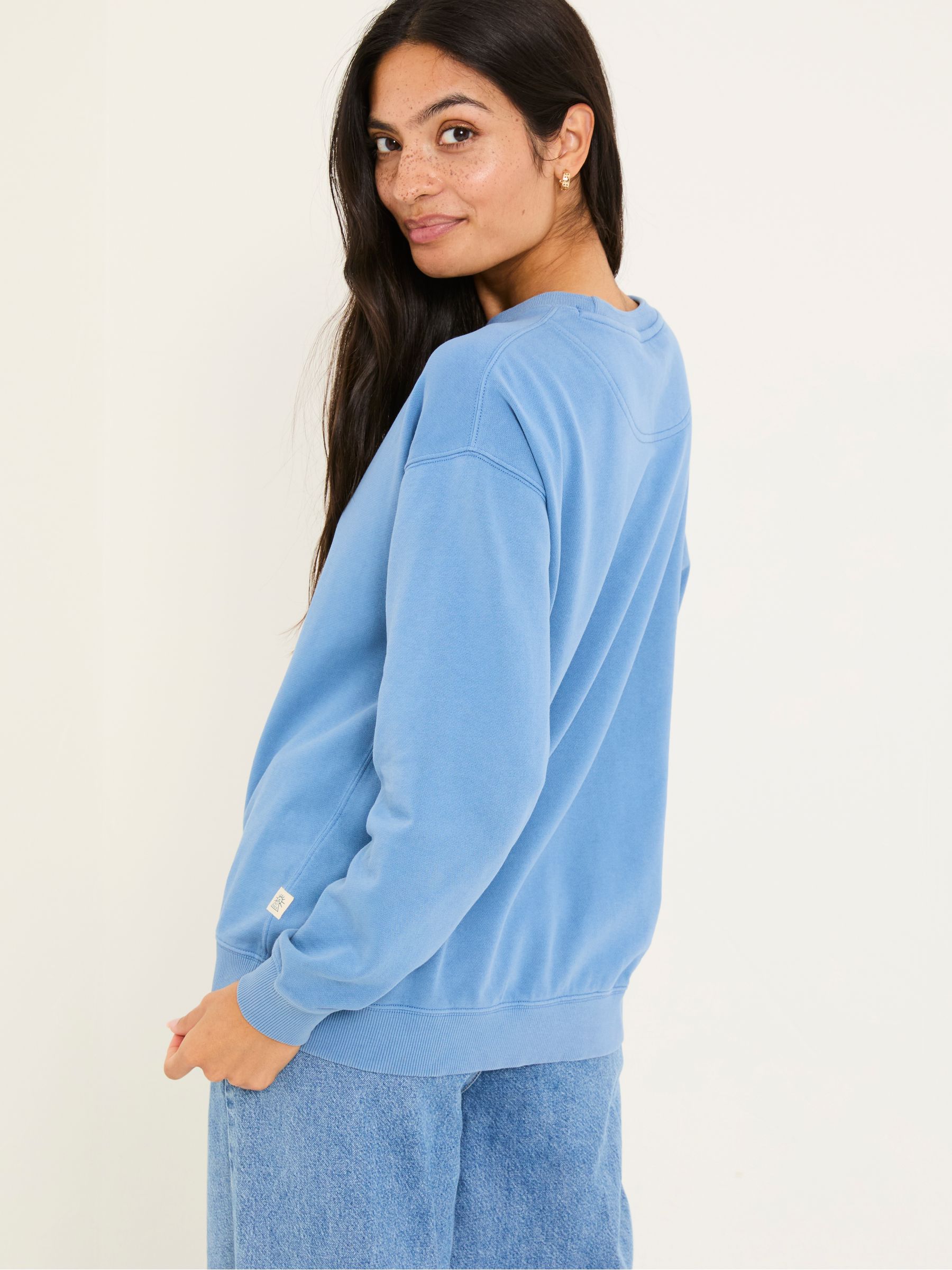 Georgia Blue Cobalt Crew Sweatshirt - Image 4 of 9