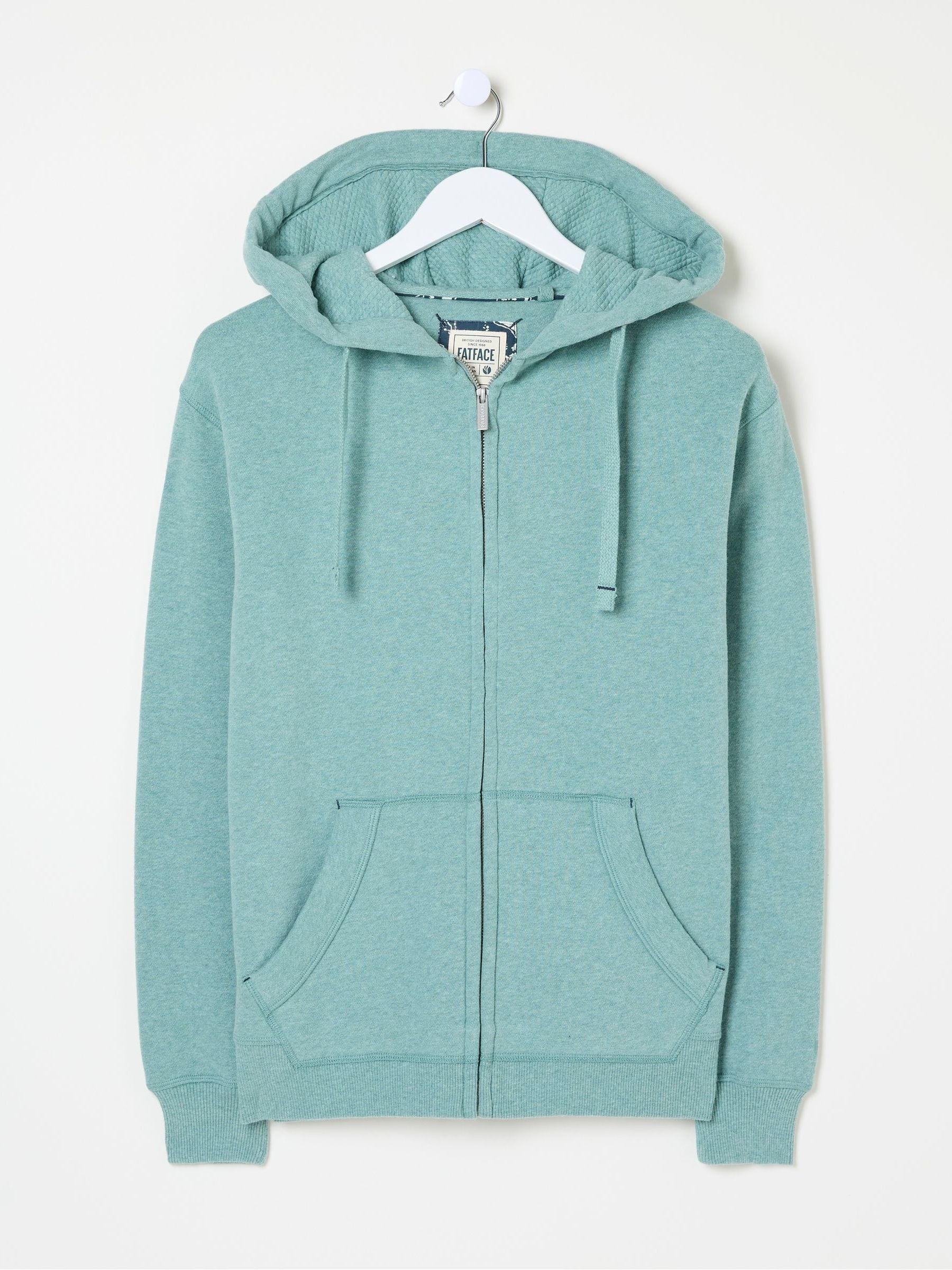 Amy Blue Zip Through Hoodie - Image 5 of 5