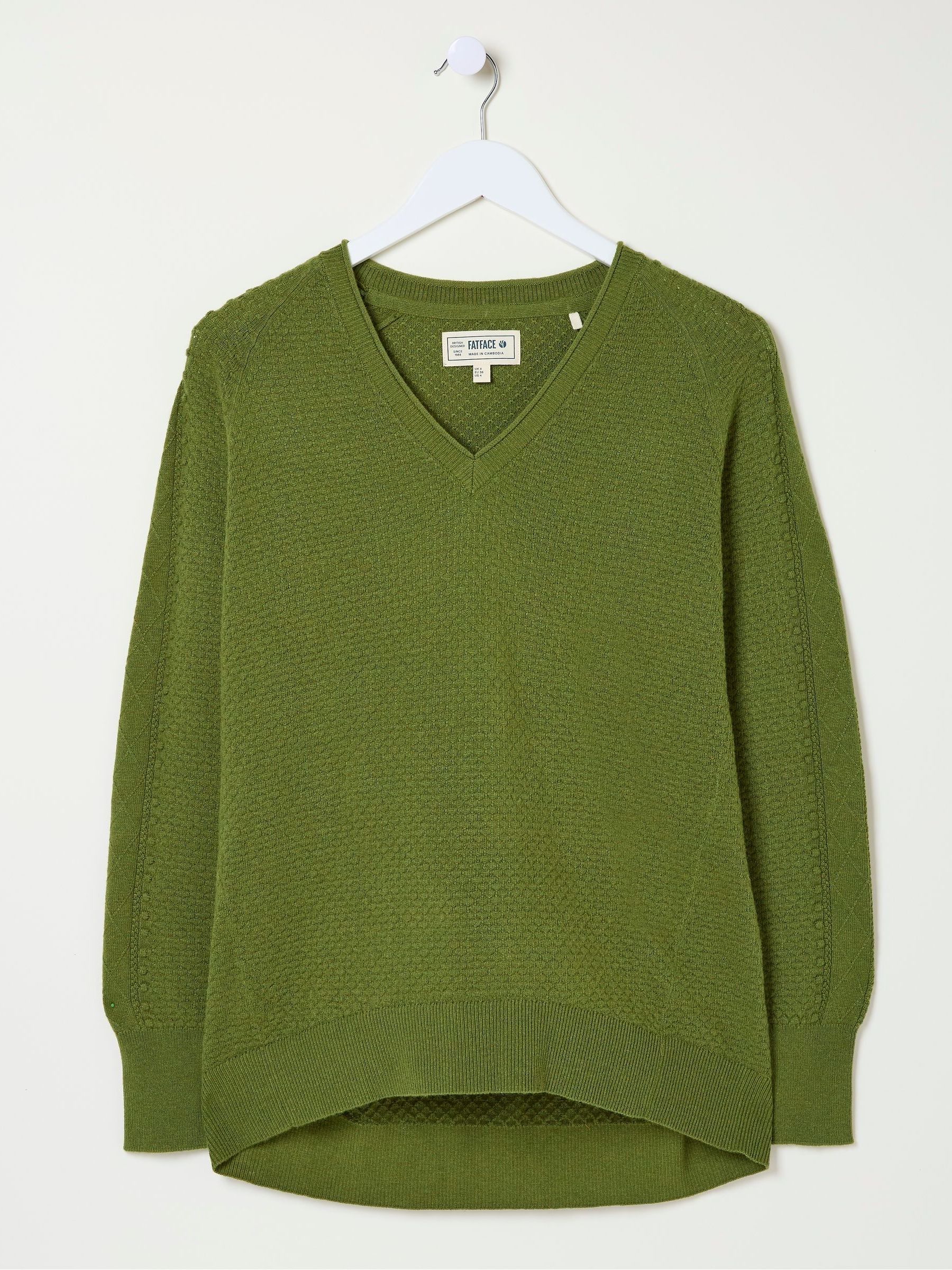 Arrabella Olive Green Jumper - Image 5 of 5