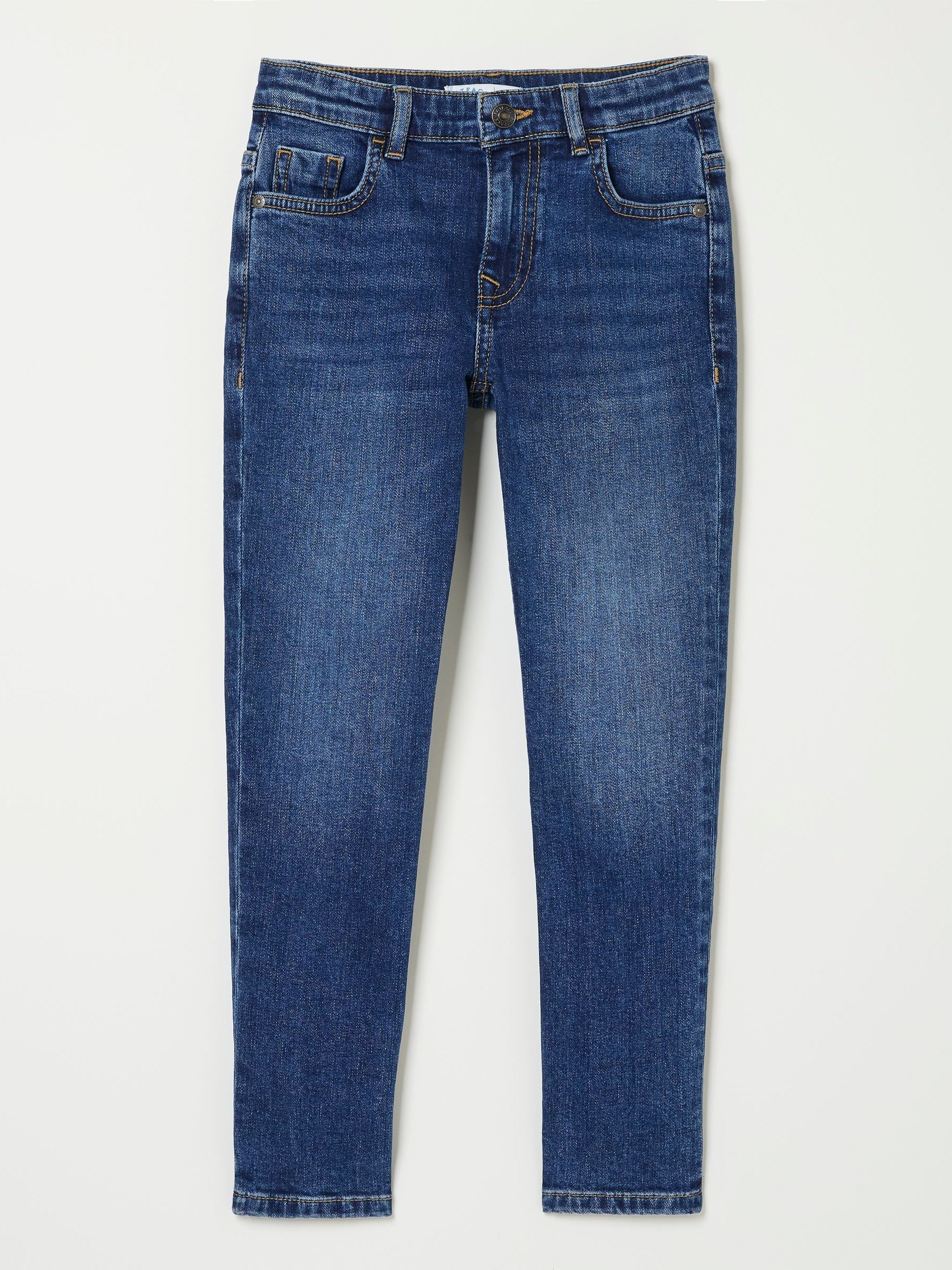Seth Mid Wash Blue Slim Jeans - Image 1 of 1