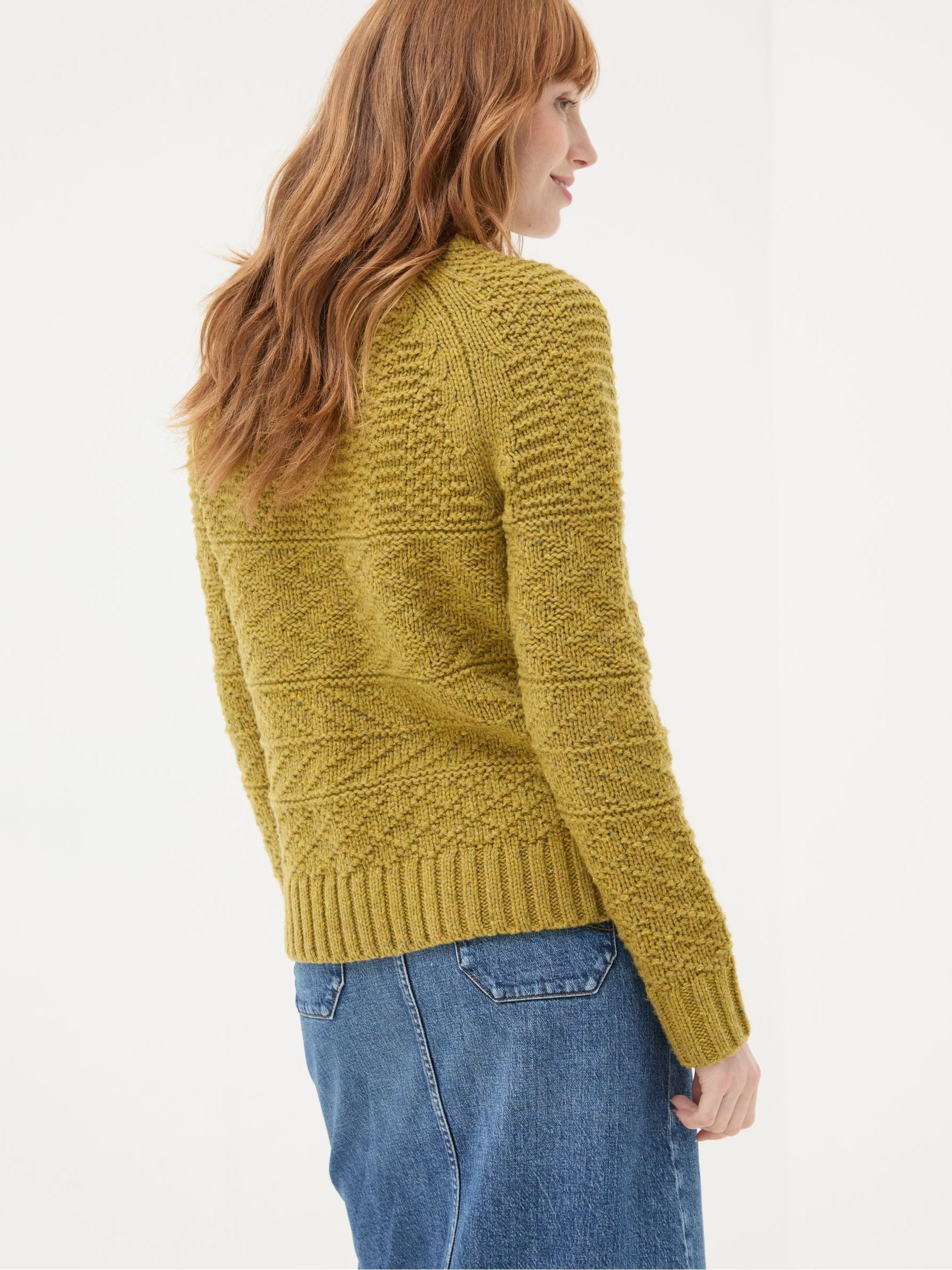 Green Texture Cable Jumper - Image 3 of 6