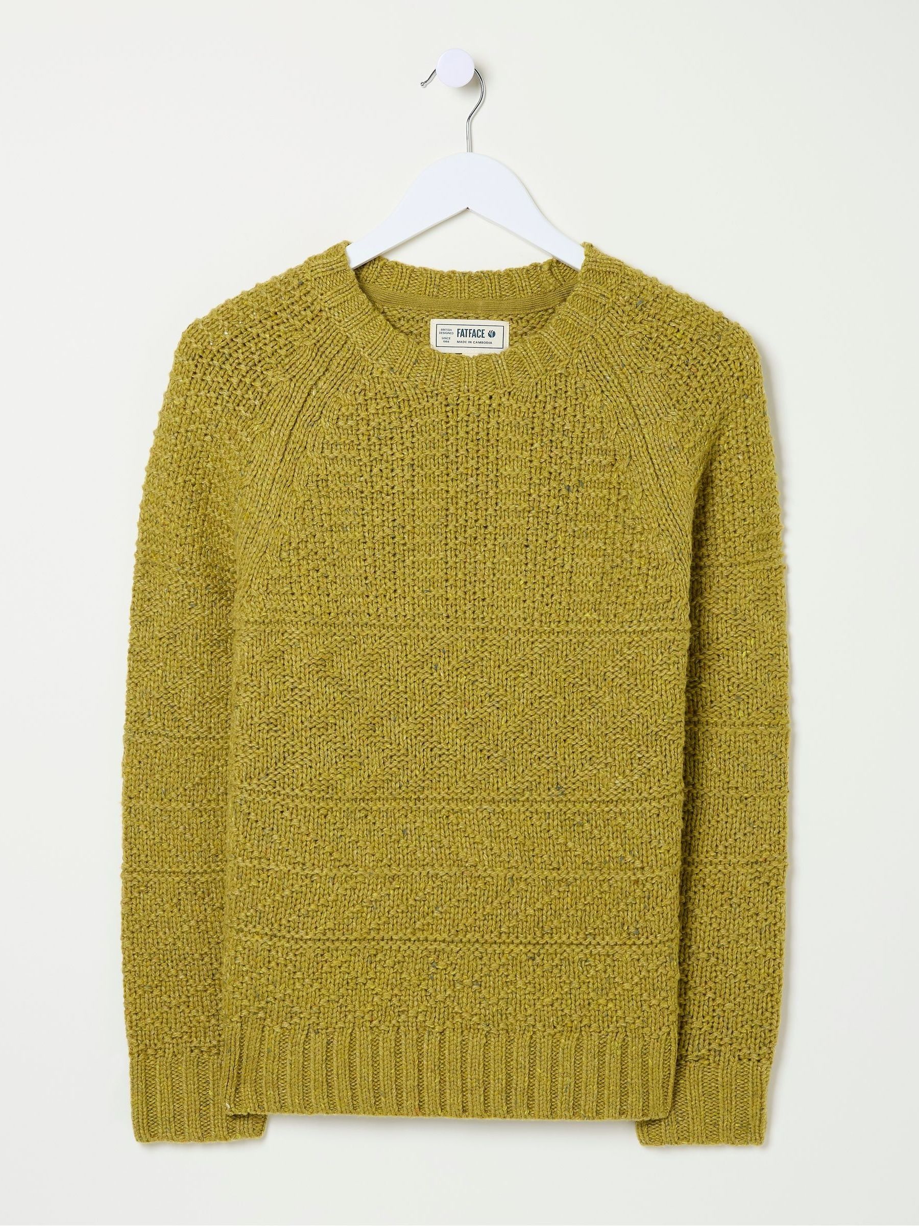 Green Texture Cable Jumper - Image 6 of 6