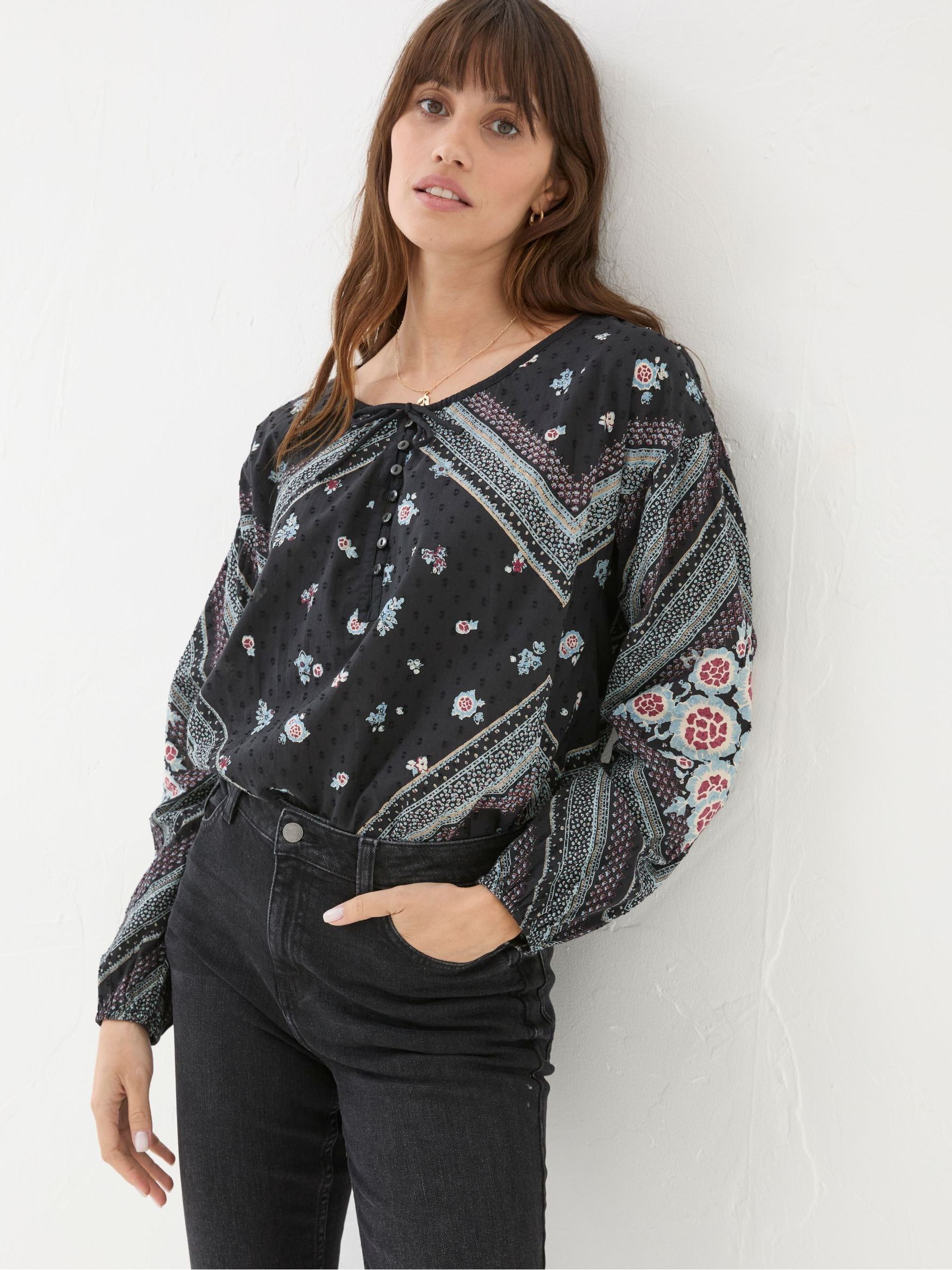 Ishana Black Frontier Blouse - Image 2 of 6