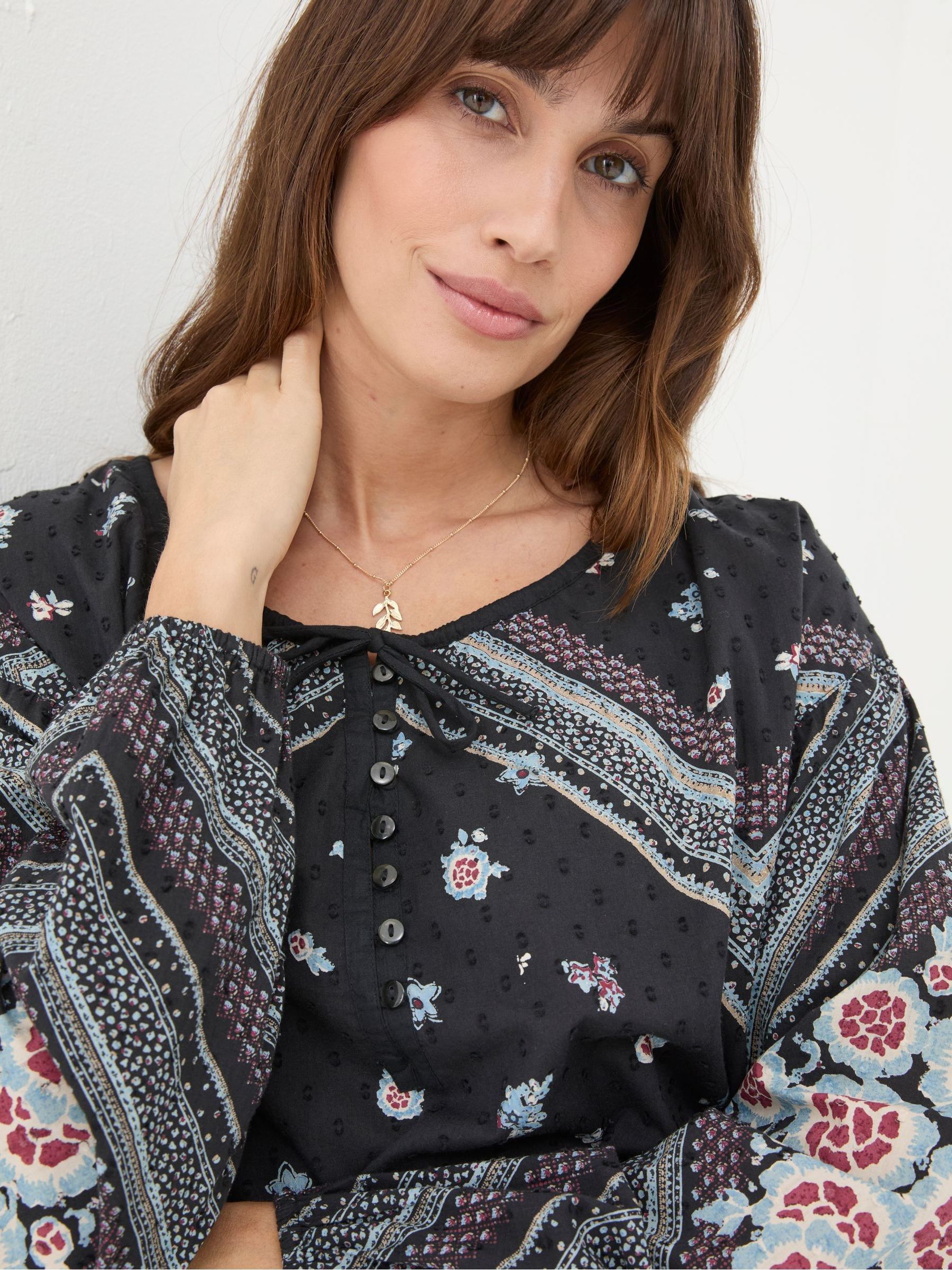 Ishana Black Frontier Blouse - Image 5 of 6