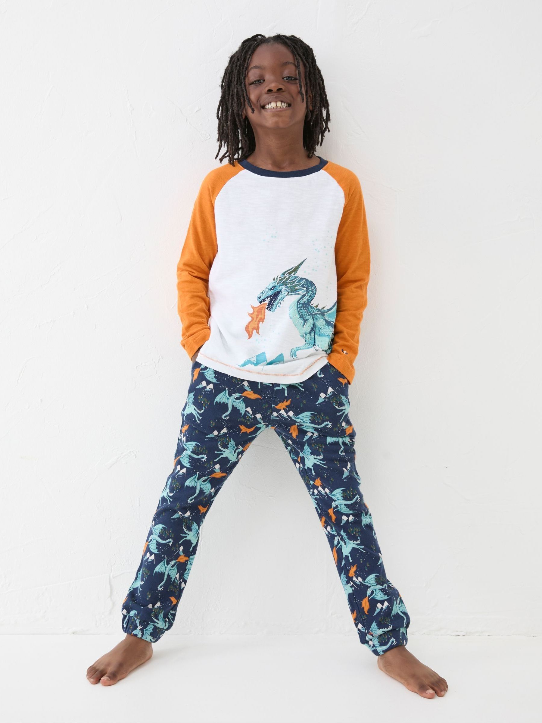 Blue Ice Dragon Pyjama Set - Image 2 of 5