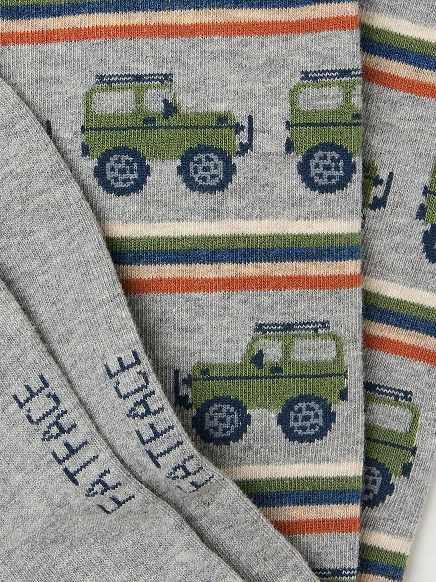 Grey Off Roader Men's Socks 1 Pack - Image 2 of 2 Grey Off Roader Men's Socks 1 Pack - Image 2 of 2