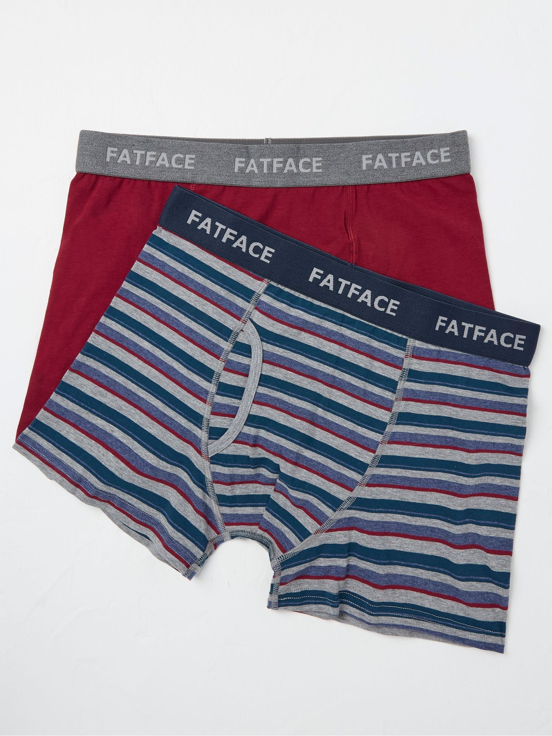 Red Milford Stripe Boxers 2 Pack - Image 1 of 2 Red Milford Stripe Boxers 2 Pack - Image 1 of 2