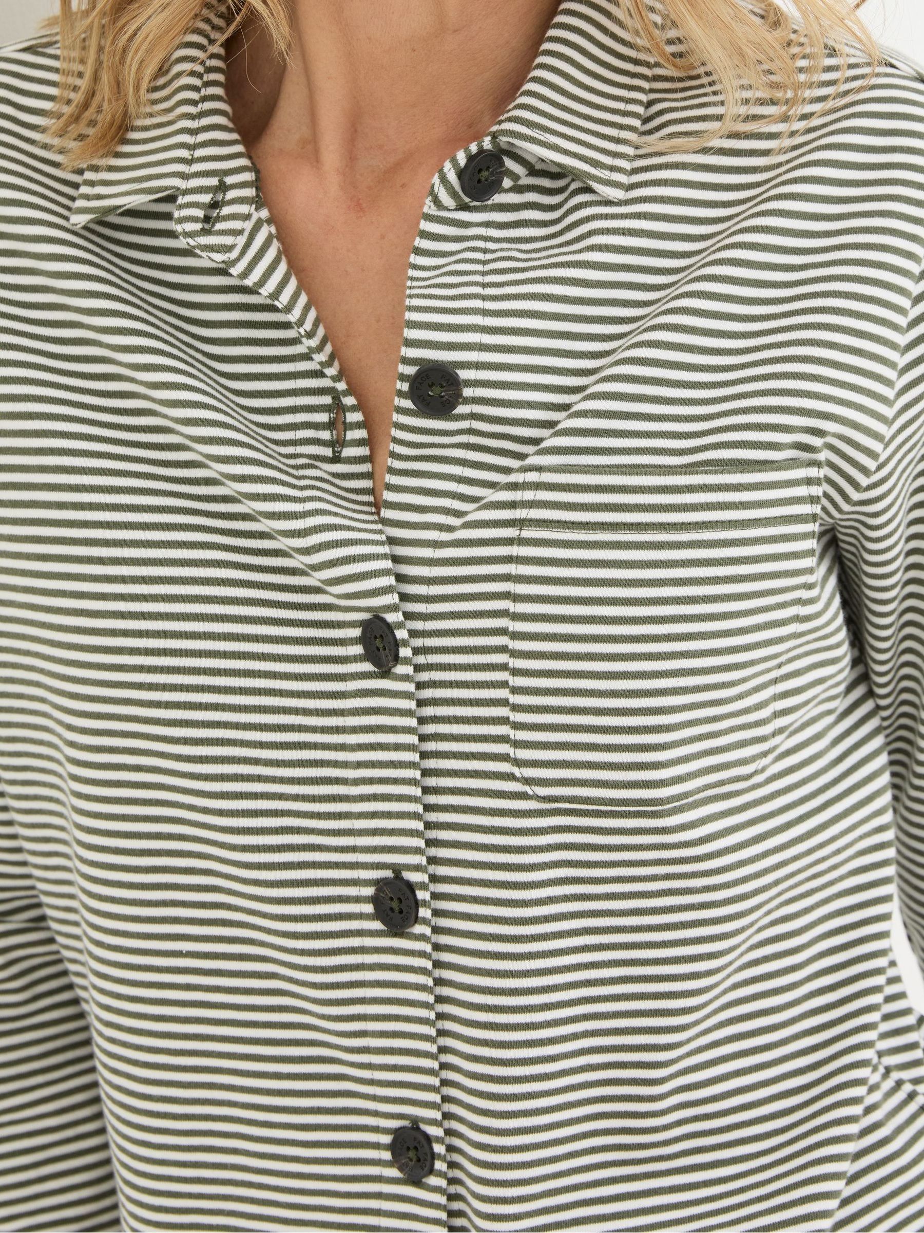 Jess Green Striped Shirt - Image 4 of 5