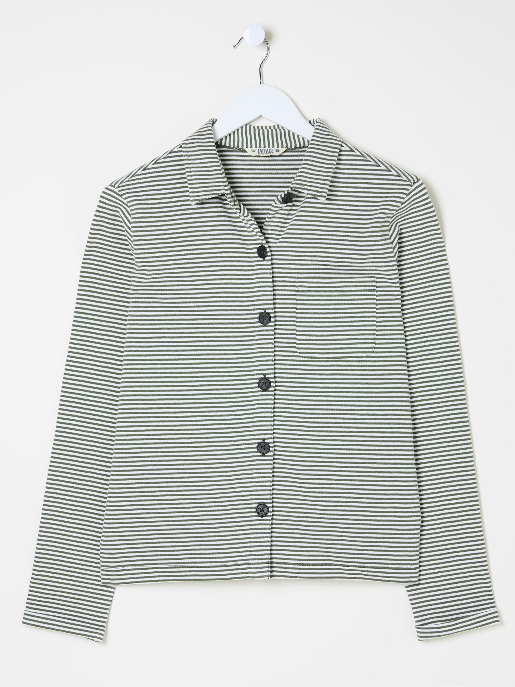 Jess Green Striped Shirt - Image 5 of 5