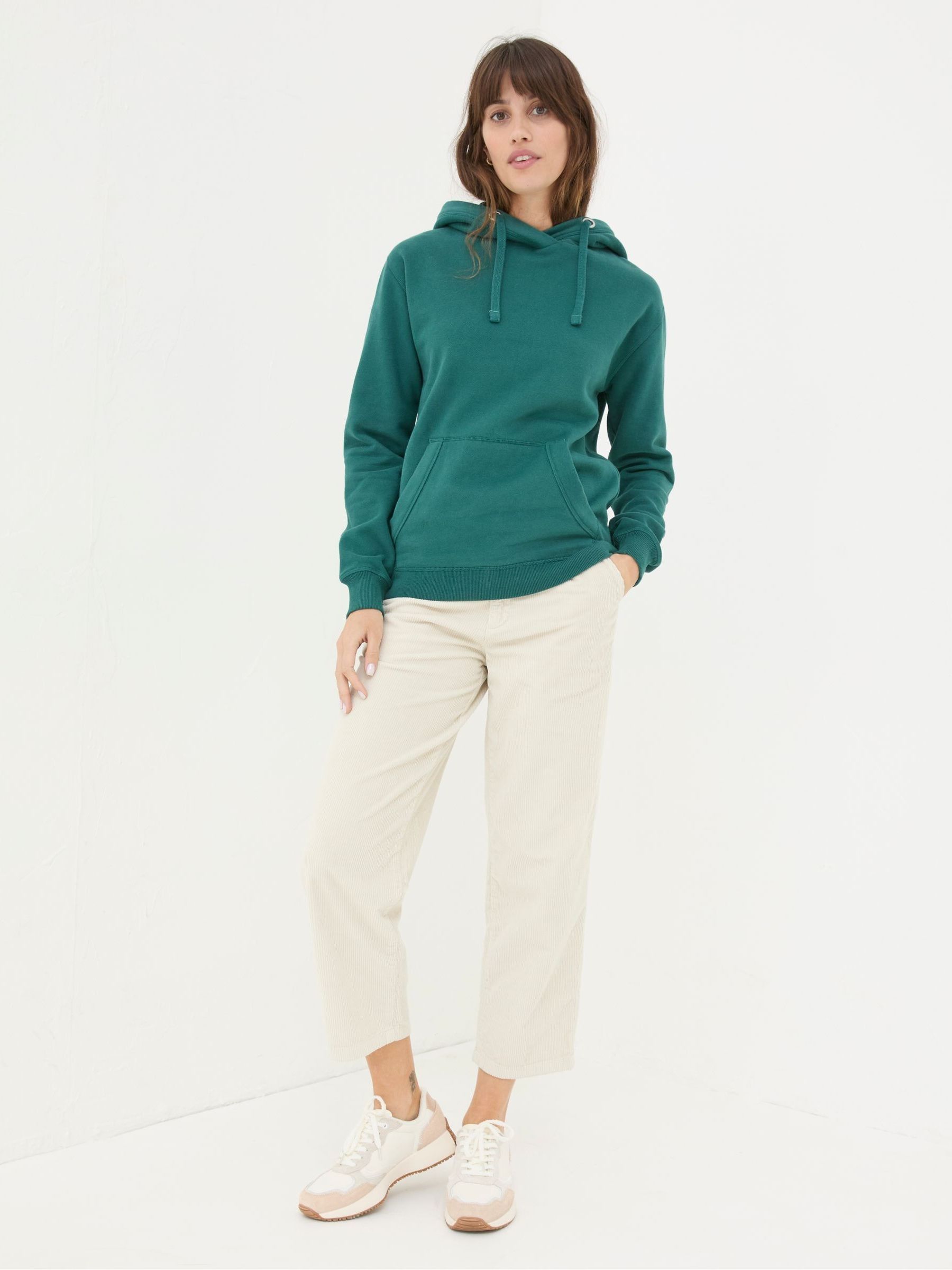 Izzy Green Overhead Hoodie | FatFace