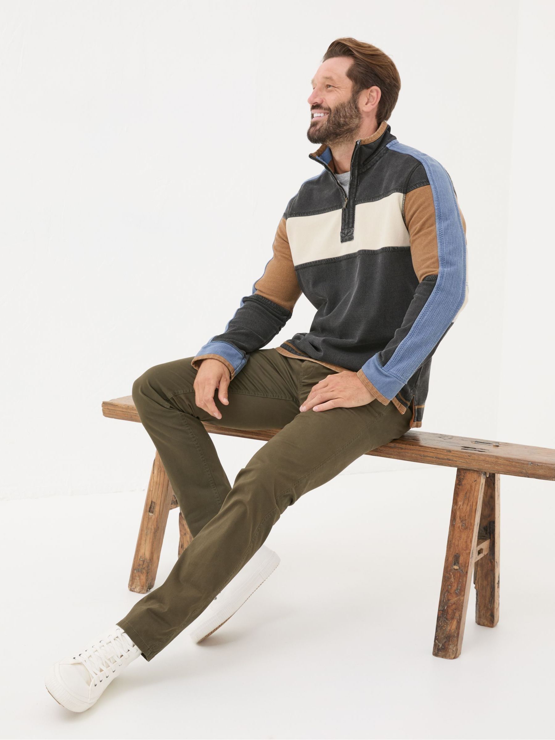 Dark Green Slim Heyshott Chinos - Image 4 of 6