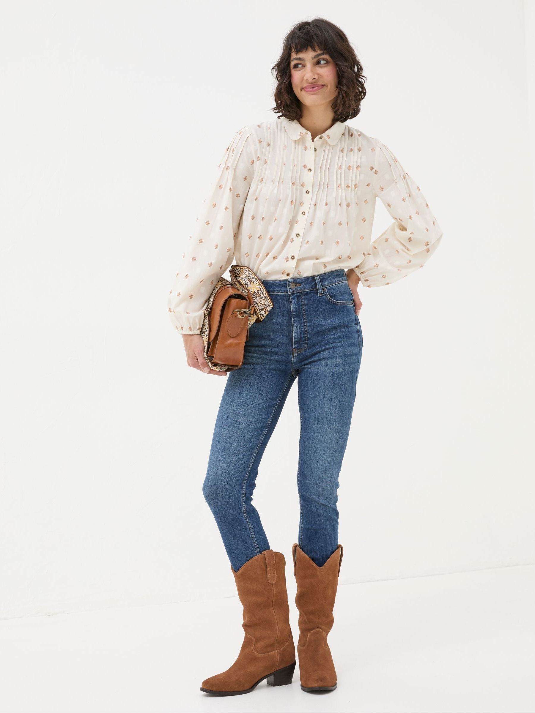 Elsie Ivory Dobby Blouse - Image 3 of 6