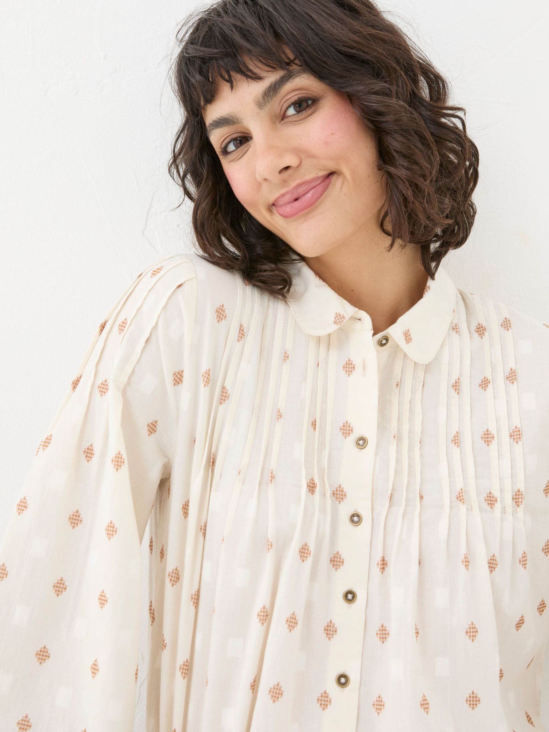 Elsie Ivory Dobby Blouse - Image 4 of 6