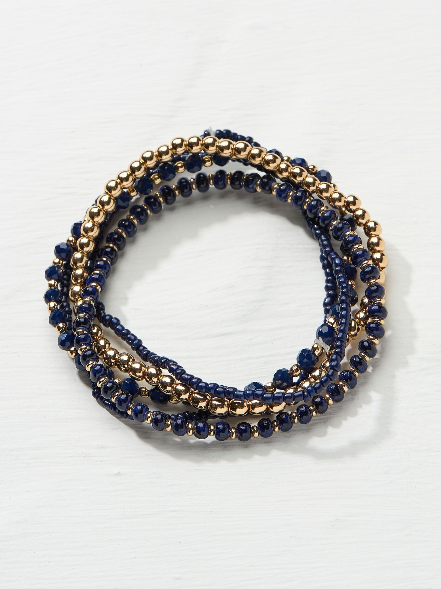 Blue Multi Stretch Bracelet - Image 1 of 2