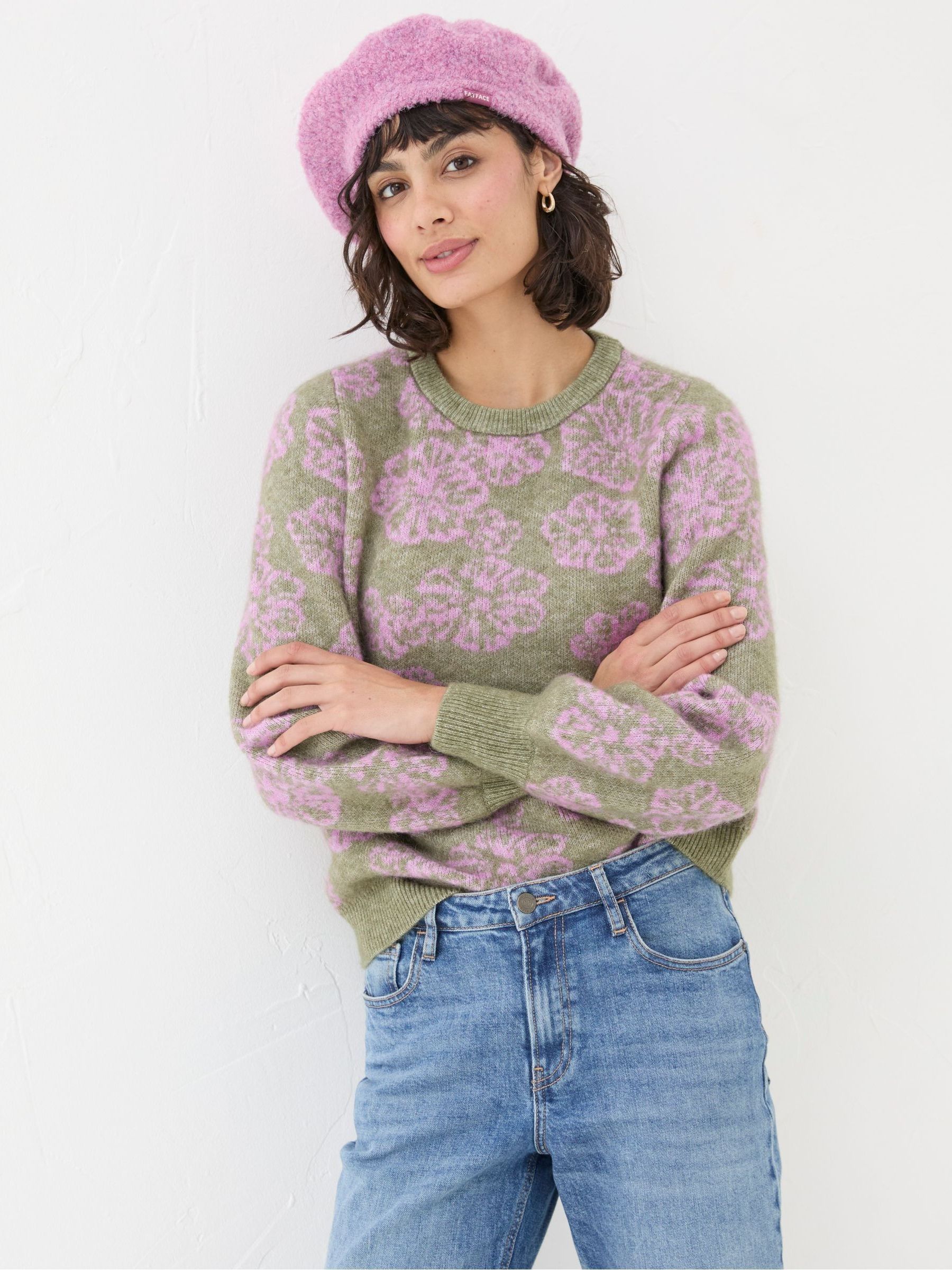 Helen Green Pattern Floral Jumper - Image 2 of 6
