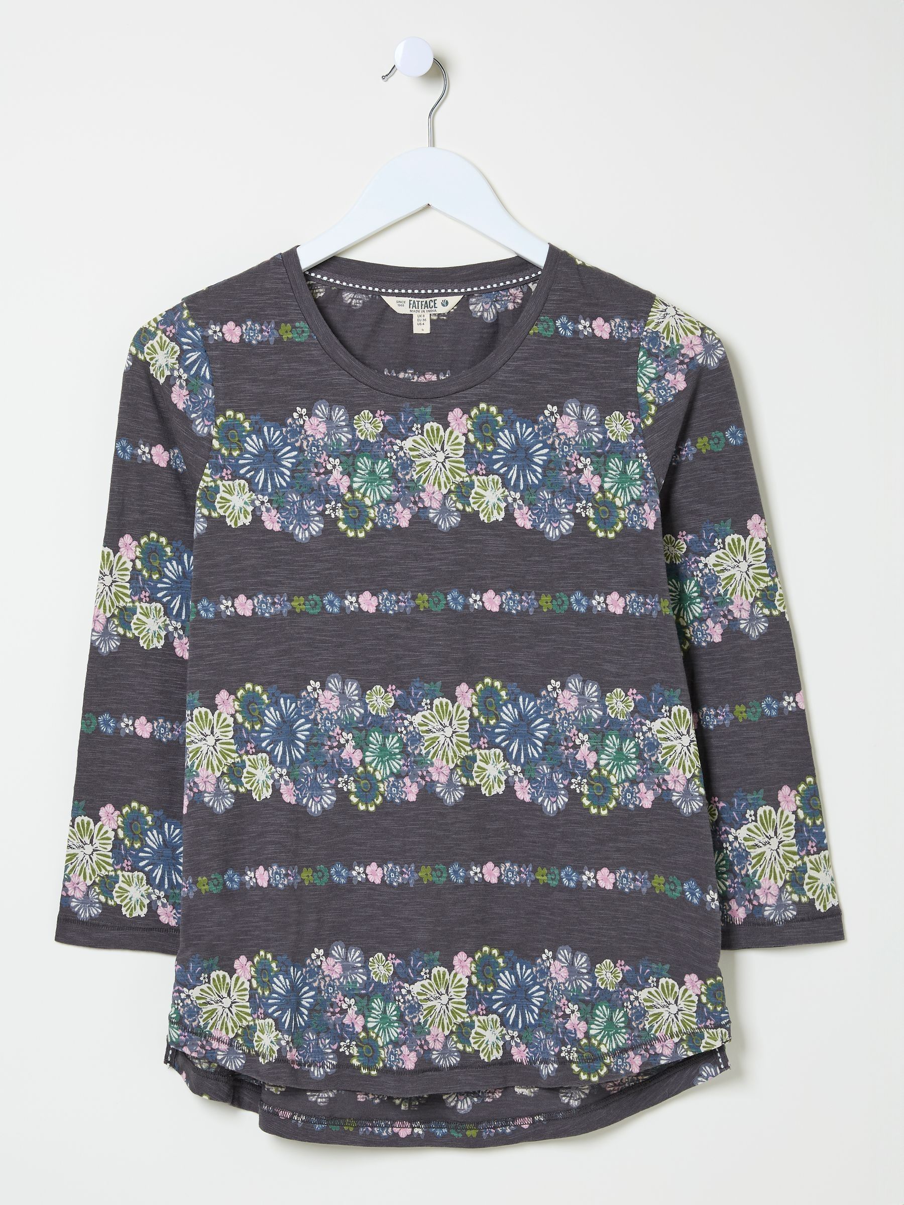Natalie Black Floral Top - Image 5 of 5