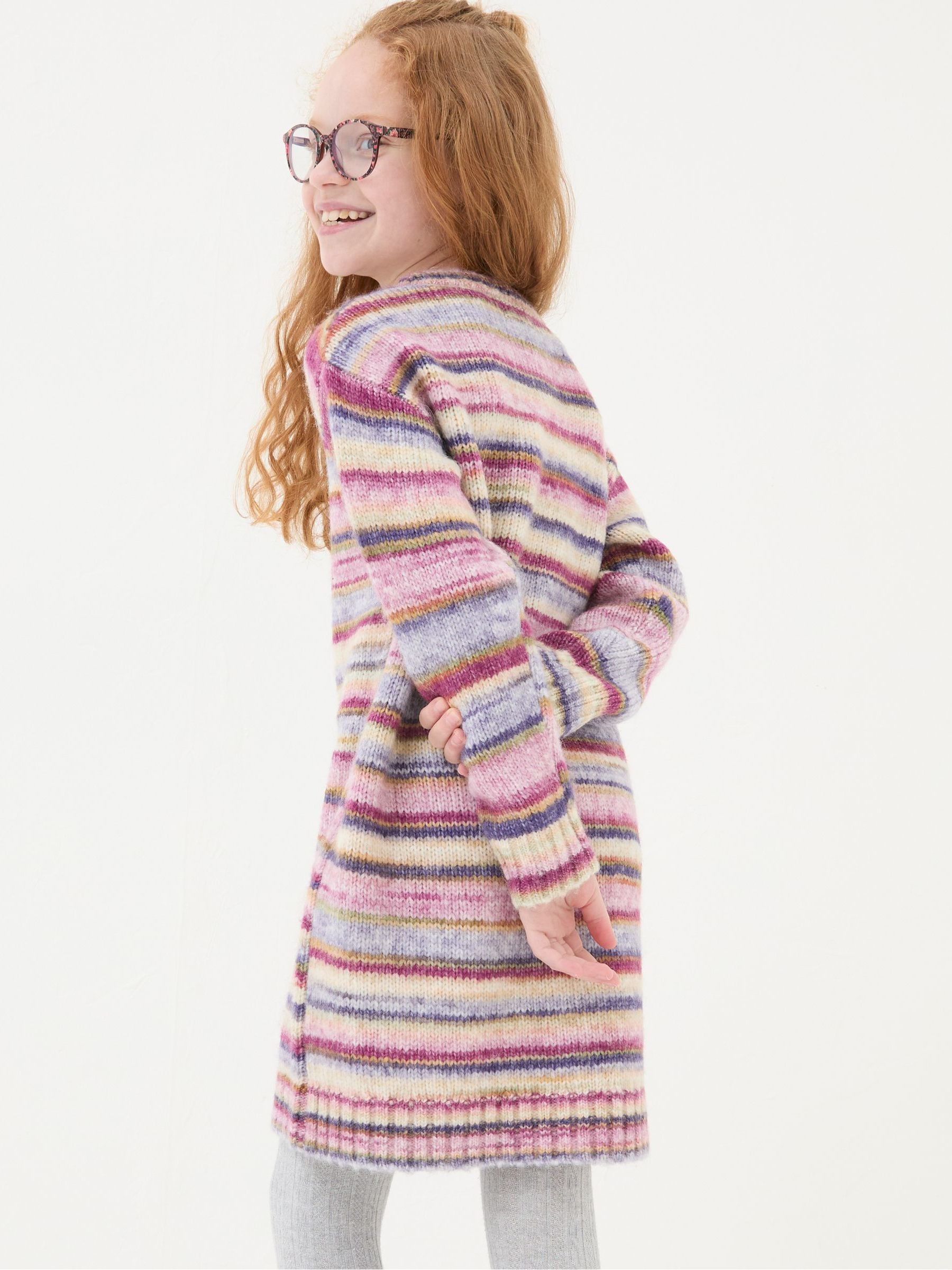 Cream Stripe Jumper Dress - Image 2 of 5
