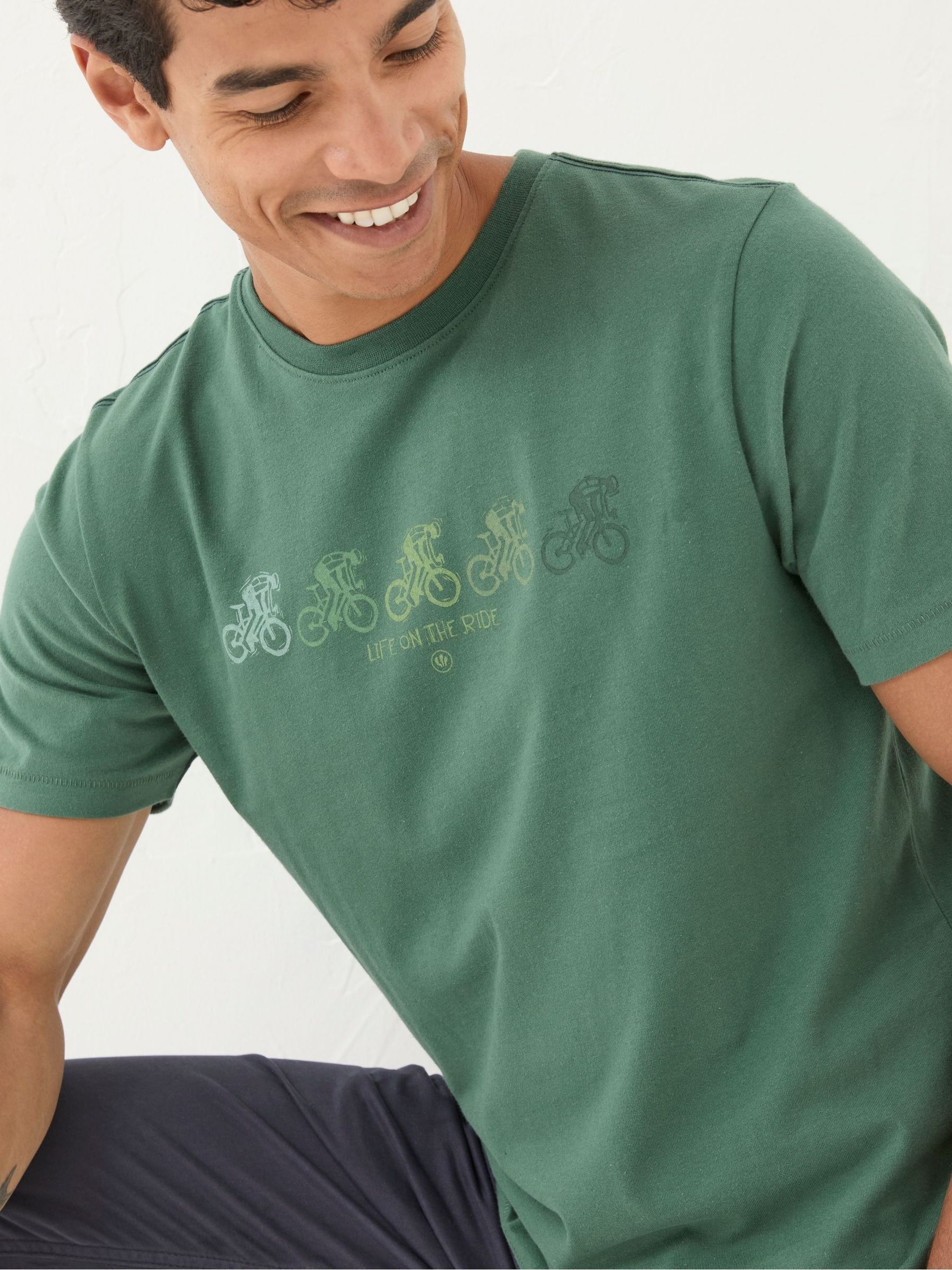 Green Cyclist T-Shirt - Image 4 of 5