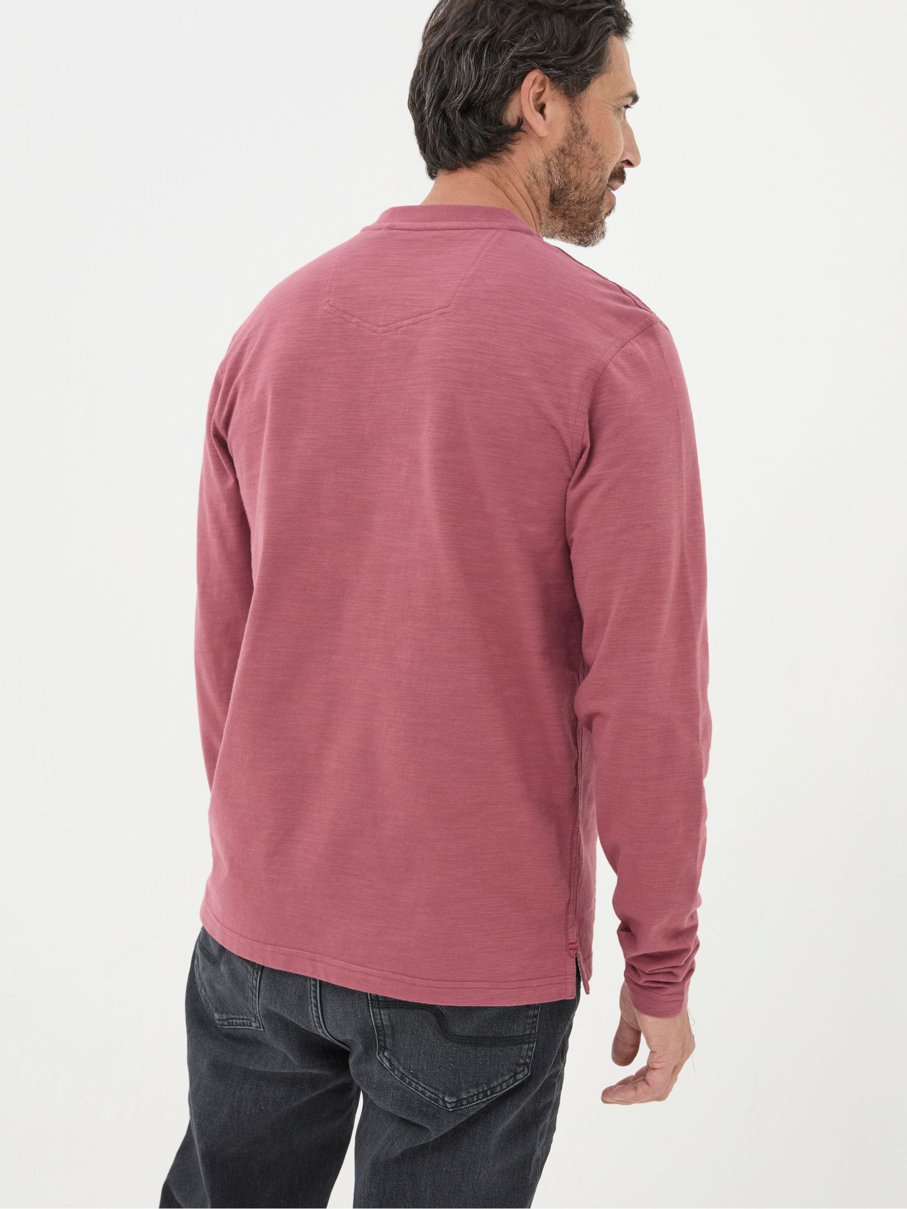 Pink Woodside Slub Henley - Image 2 of 4