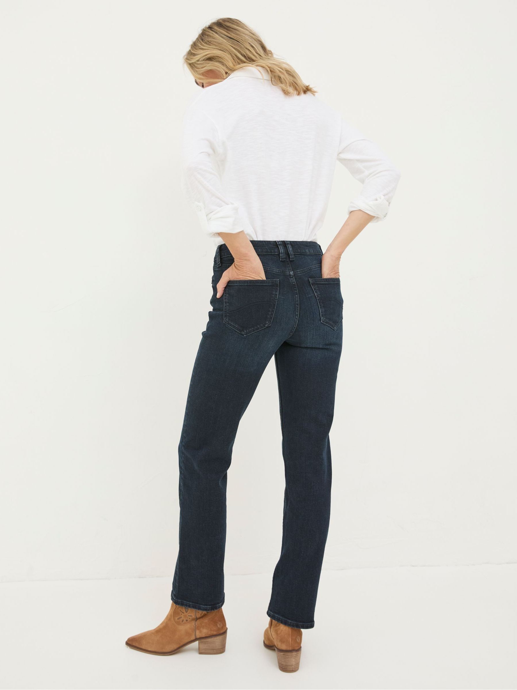 Carmel Denim Dark Blue Comfort Straight Jeans - Image 2 of 6