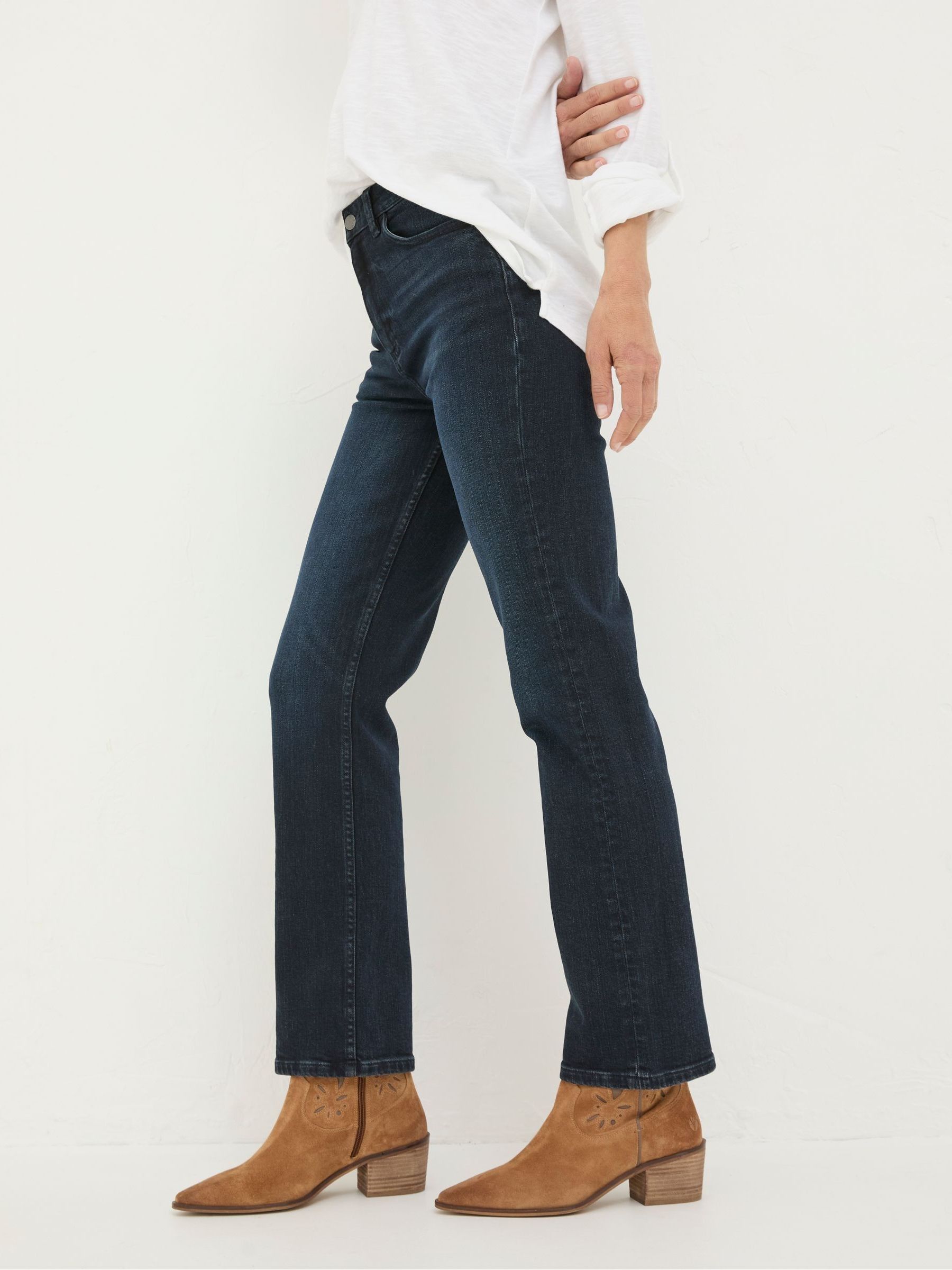 Carmel Denim Dark Blue Comfort Straight Jeans - Image 3 of 6