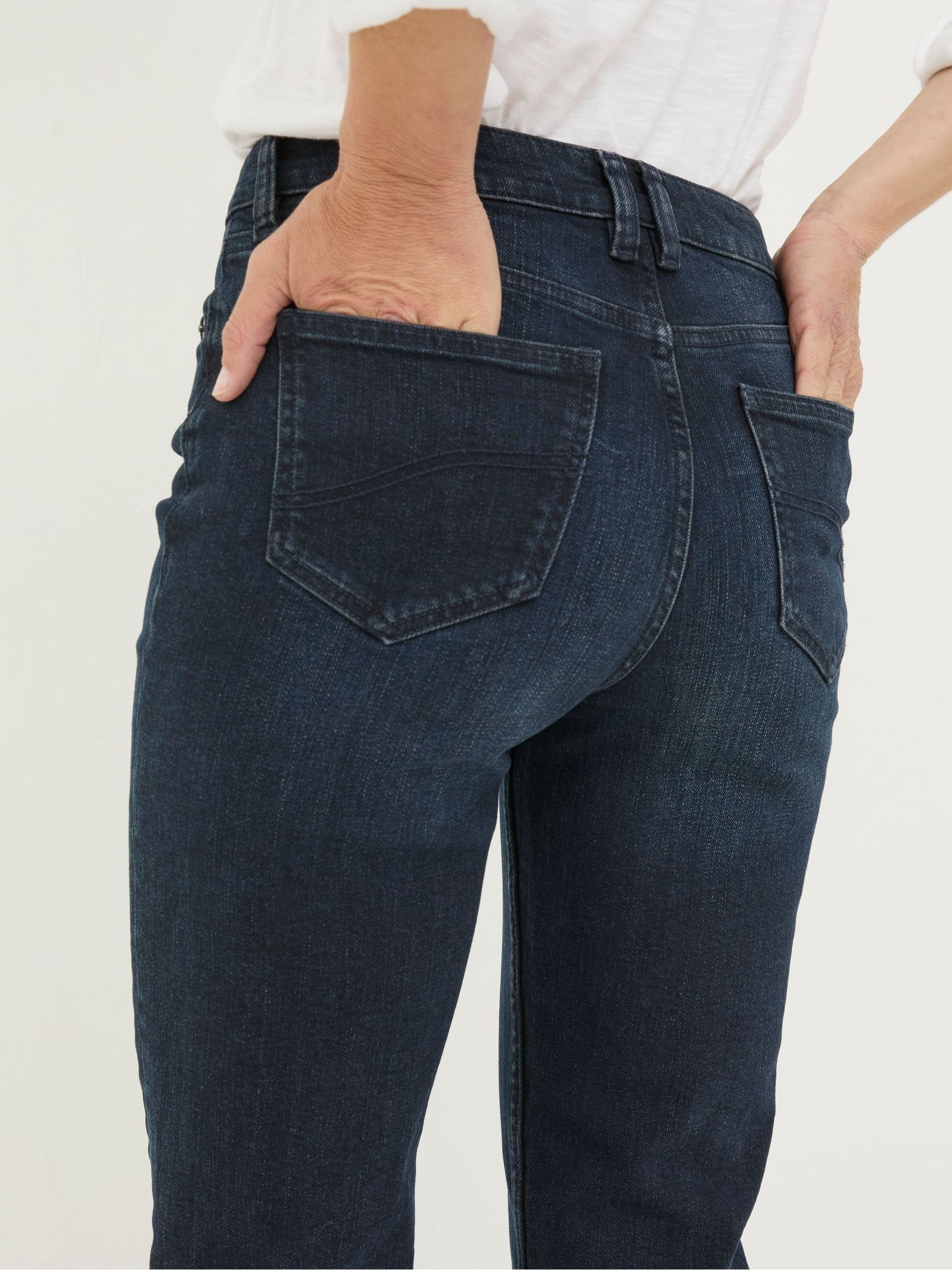 Carmel Denim Dark Blue Comfort Straight Jeans - Image 5 of 6