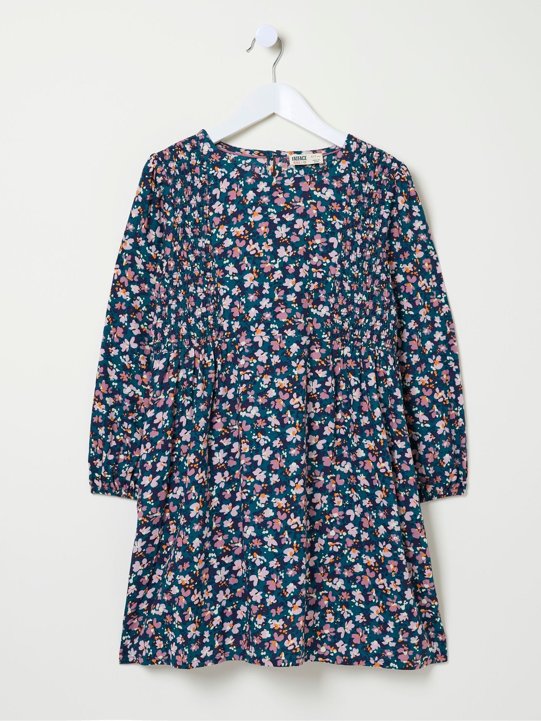 Rhea Blue Floral Dress - Image 4 of 4