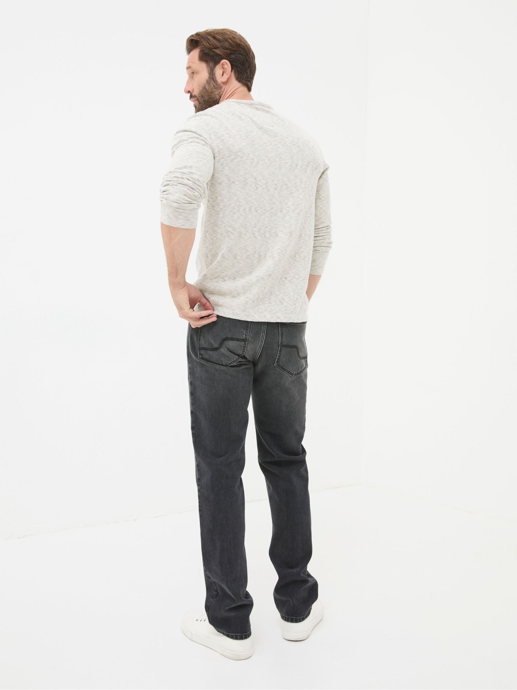 Vintage Black Straight Fit Jeans - Image 2 of 6
