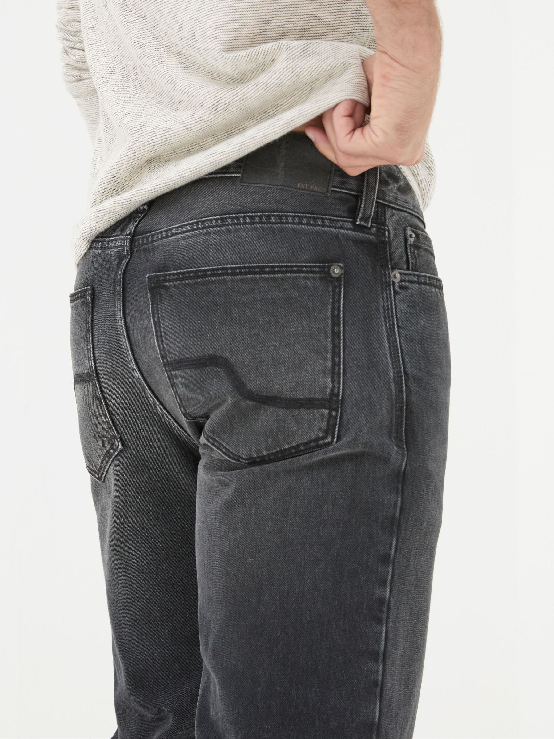 Vintage Black Straight Fit Jeans - Image 5 of 6