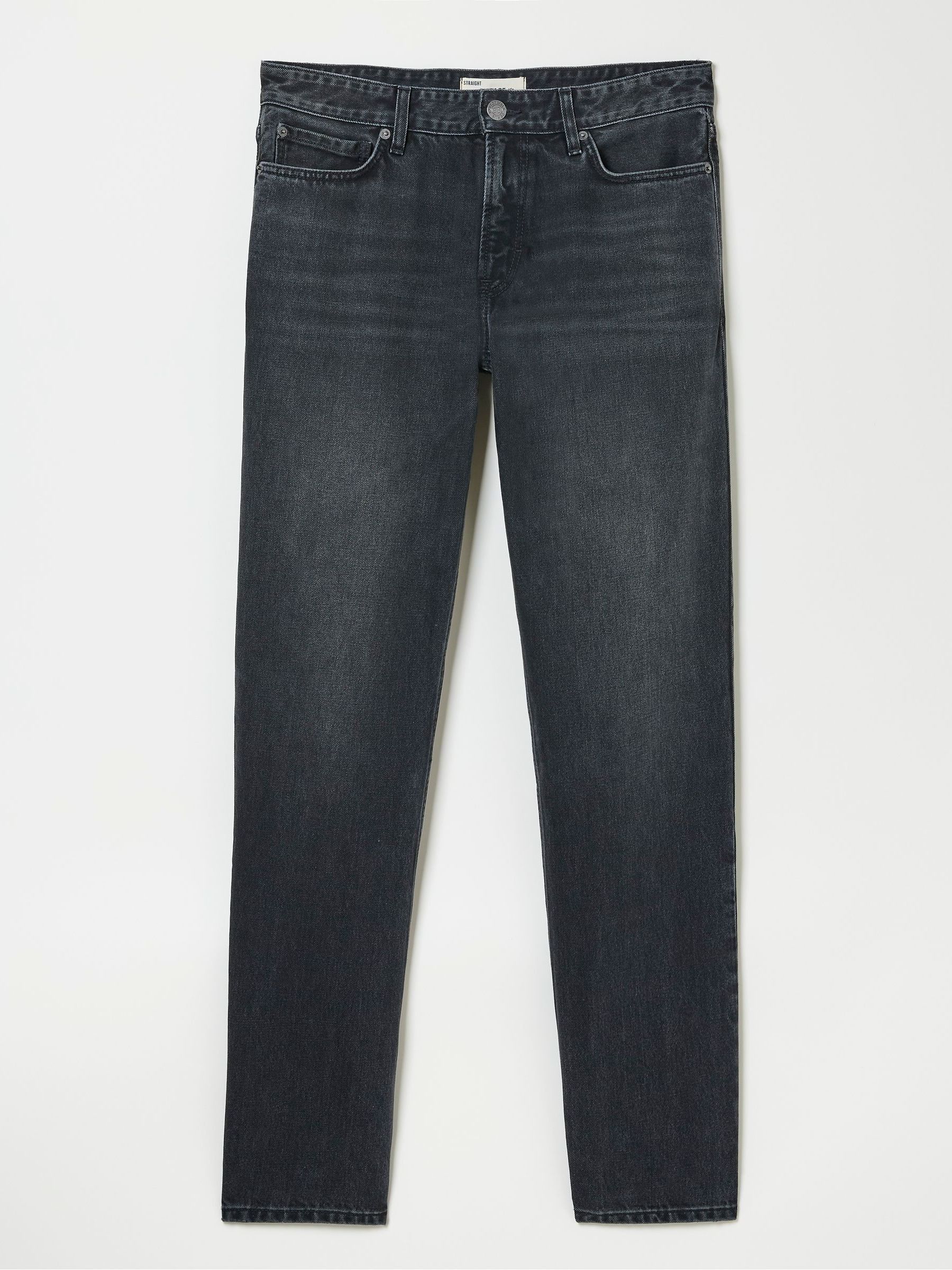 Vintage Black Straight Fit Jeans - Image 6 of 6