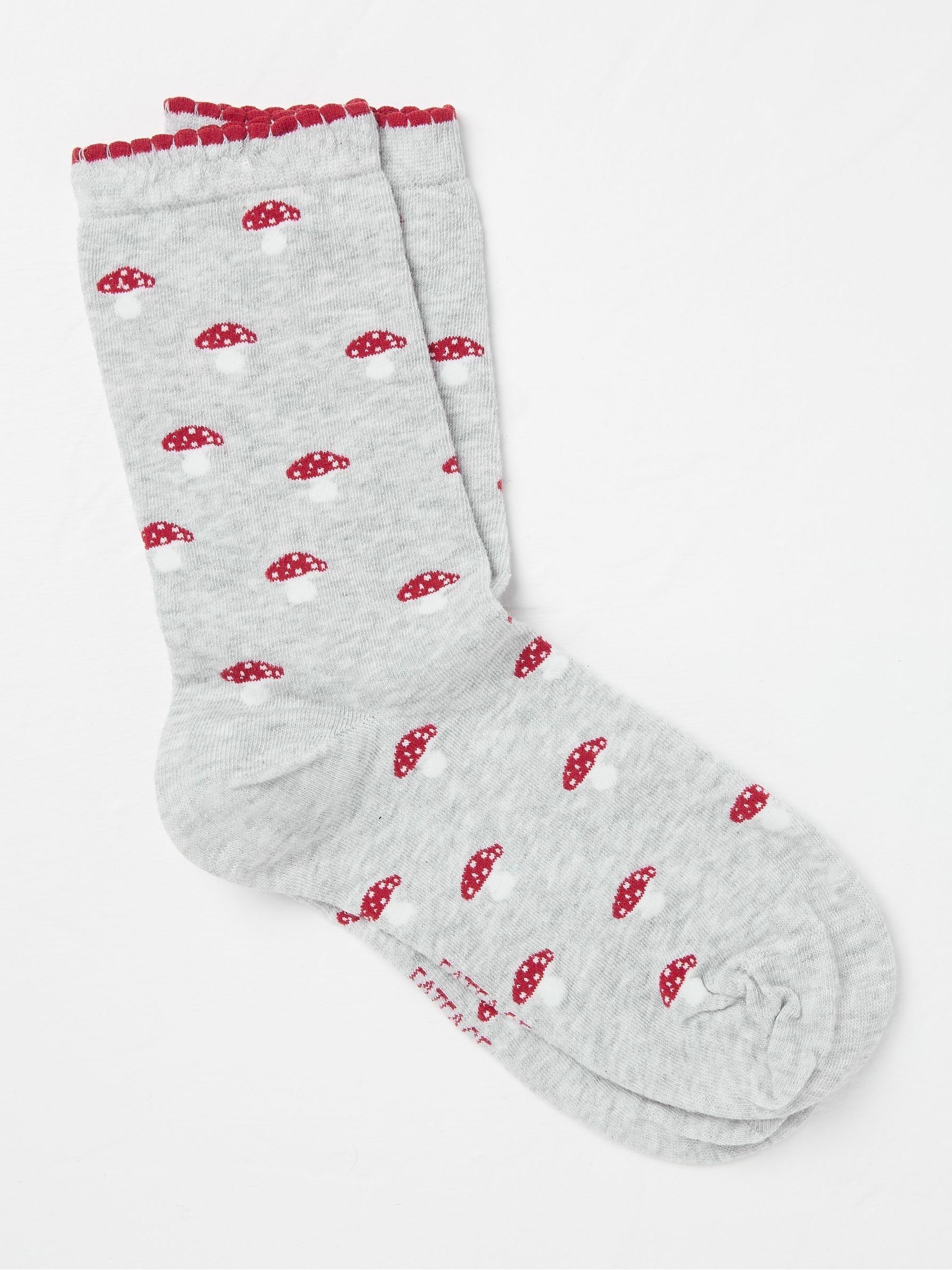 Grey Toadstool Womens Socks 1 Pack (size 4-7) - Image 1 of 2