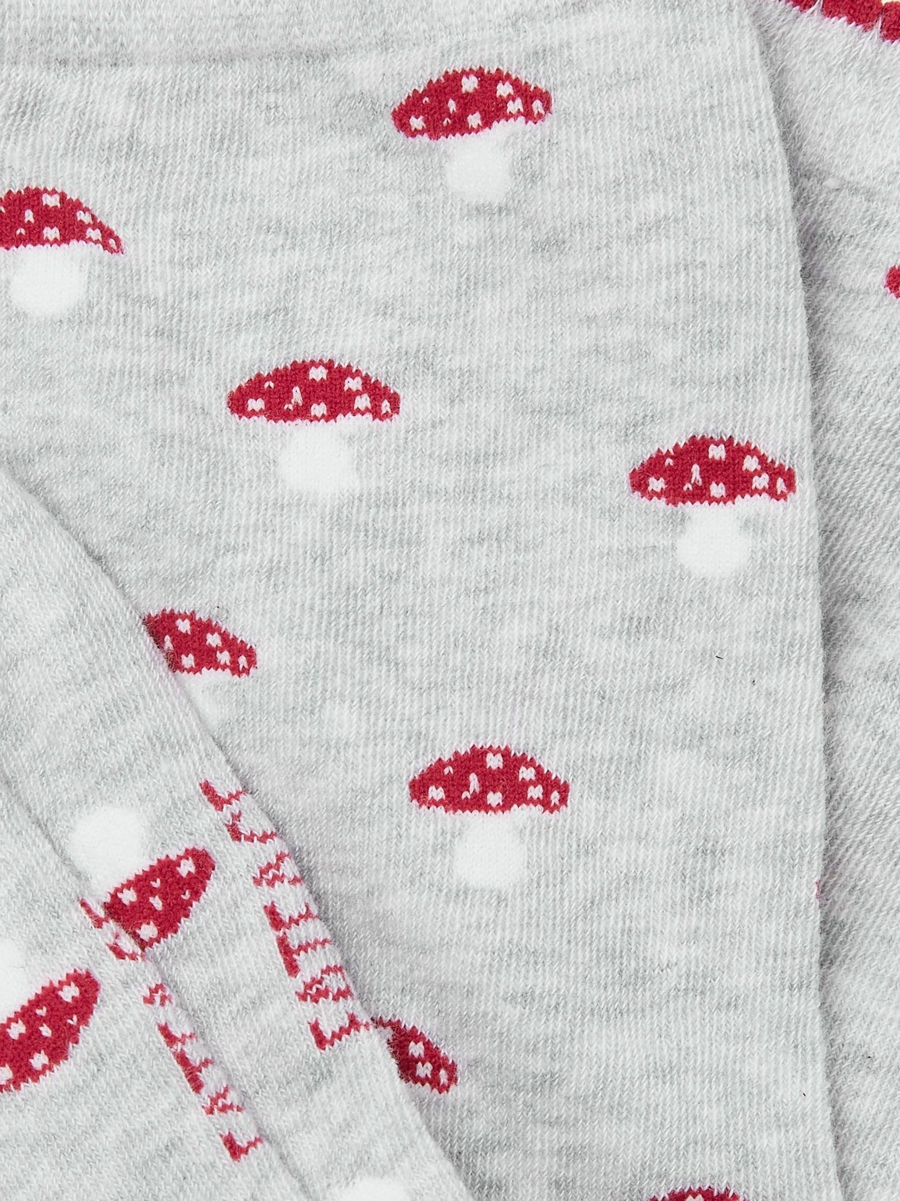Grey Toadstool Womens Socks 1 Pack (size 4-7) - Image 2 of 2