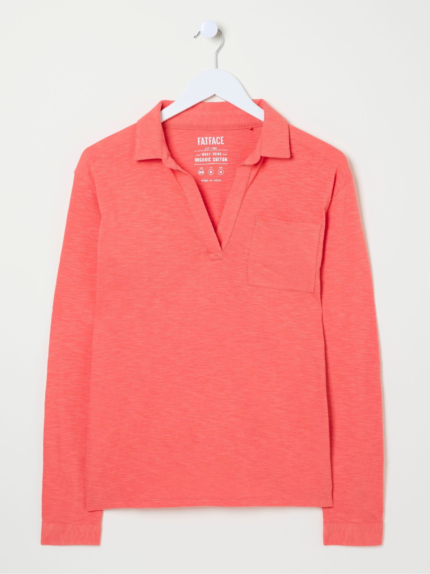 Paige Red Jersey Shirt - Image 5 of 5