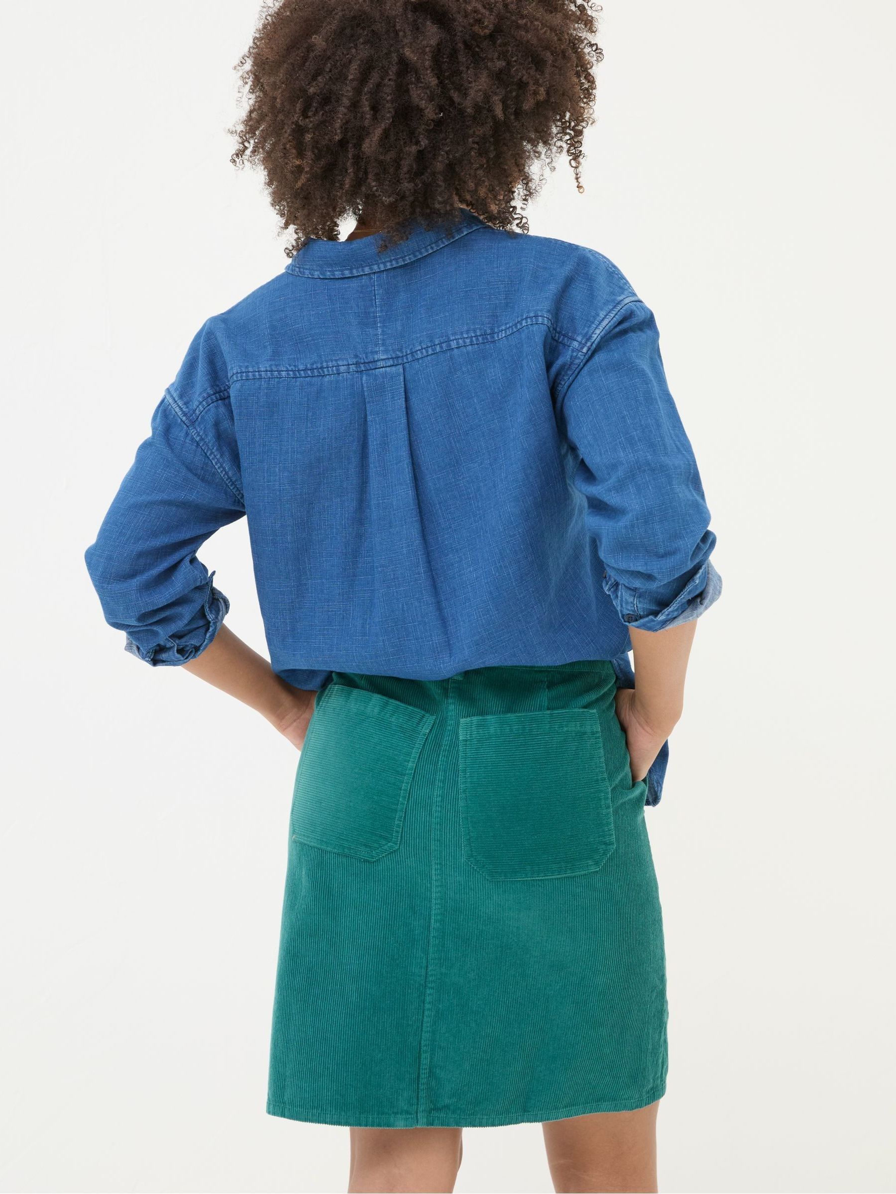 Chesil Green Cord Skirt - Image 3 of 5