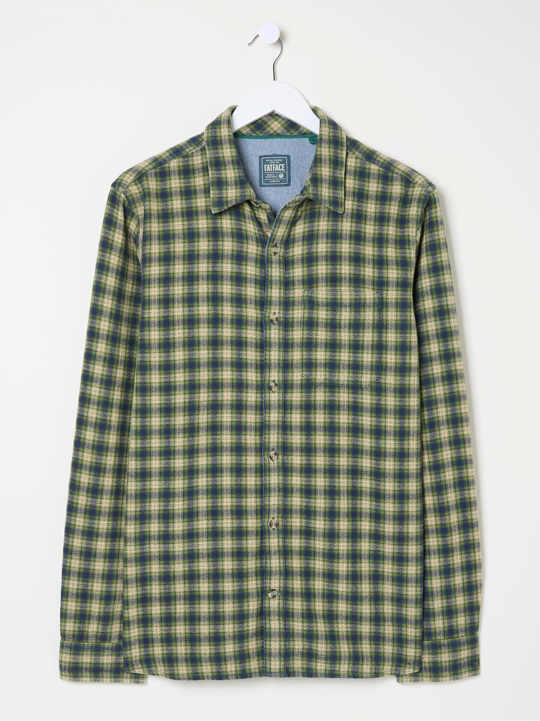 Green Long Sleeve Read Check Shirt - Image 5 of 5
