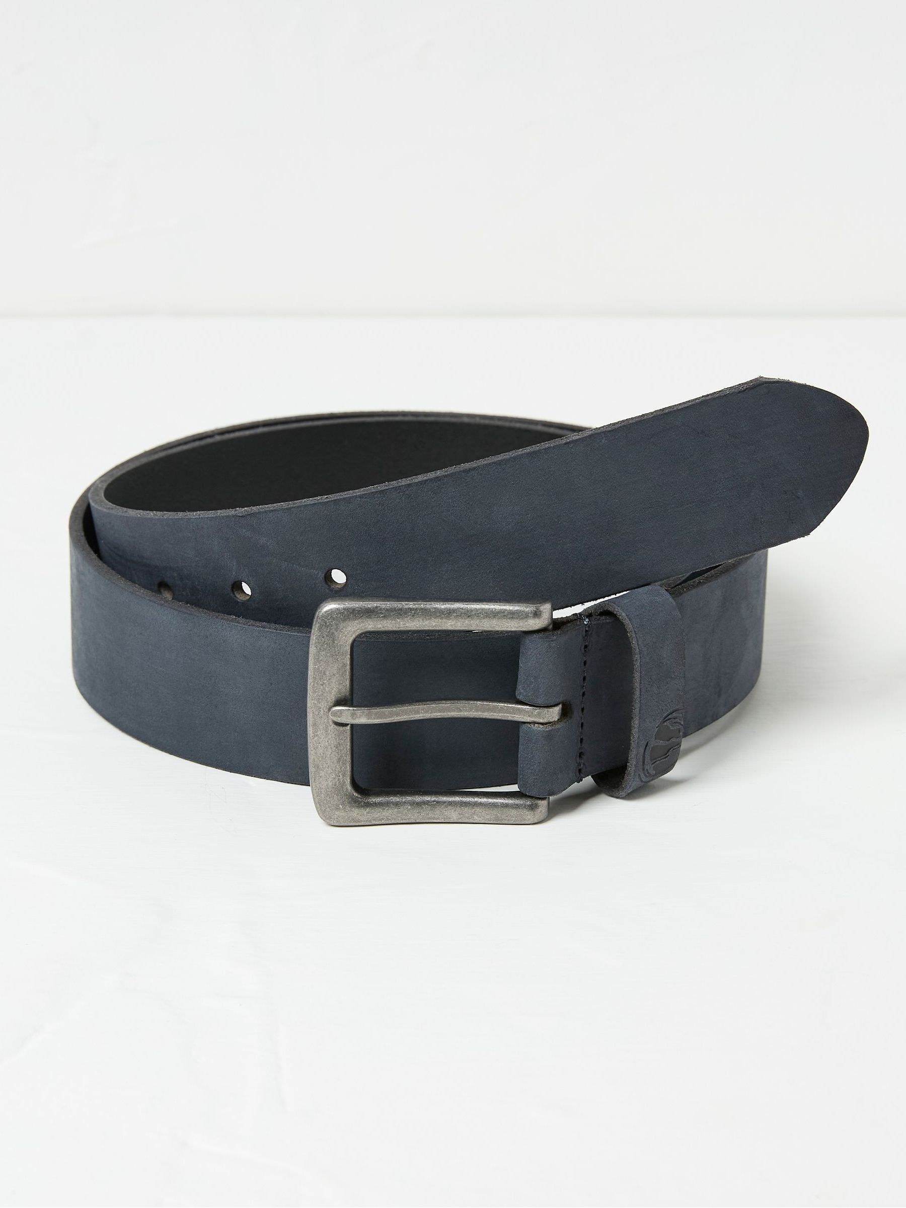 Blue Nubuck Leather Belt - Image 1 of 2