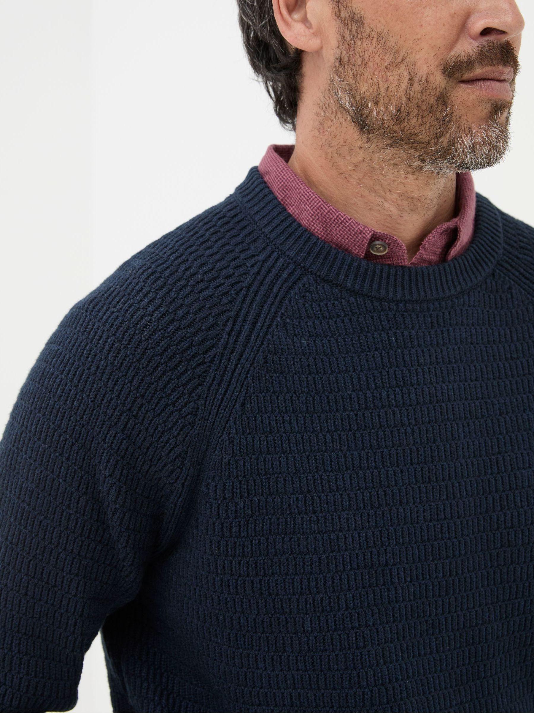 Pembrey Blue Crew Neck Jumper - Image 4 of 5