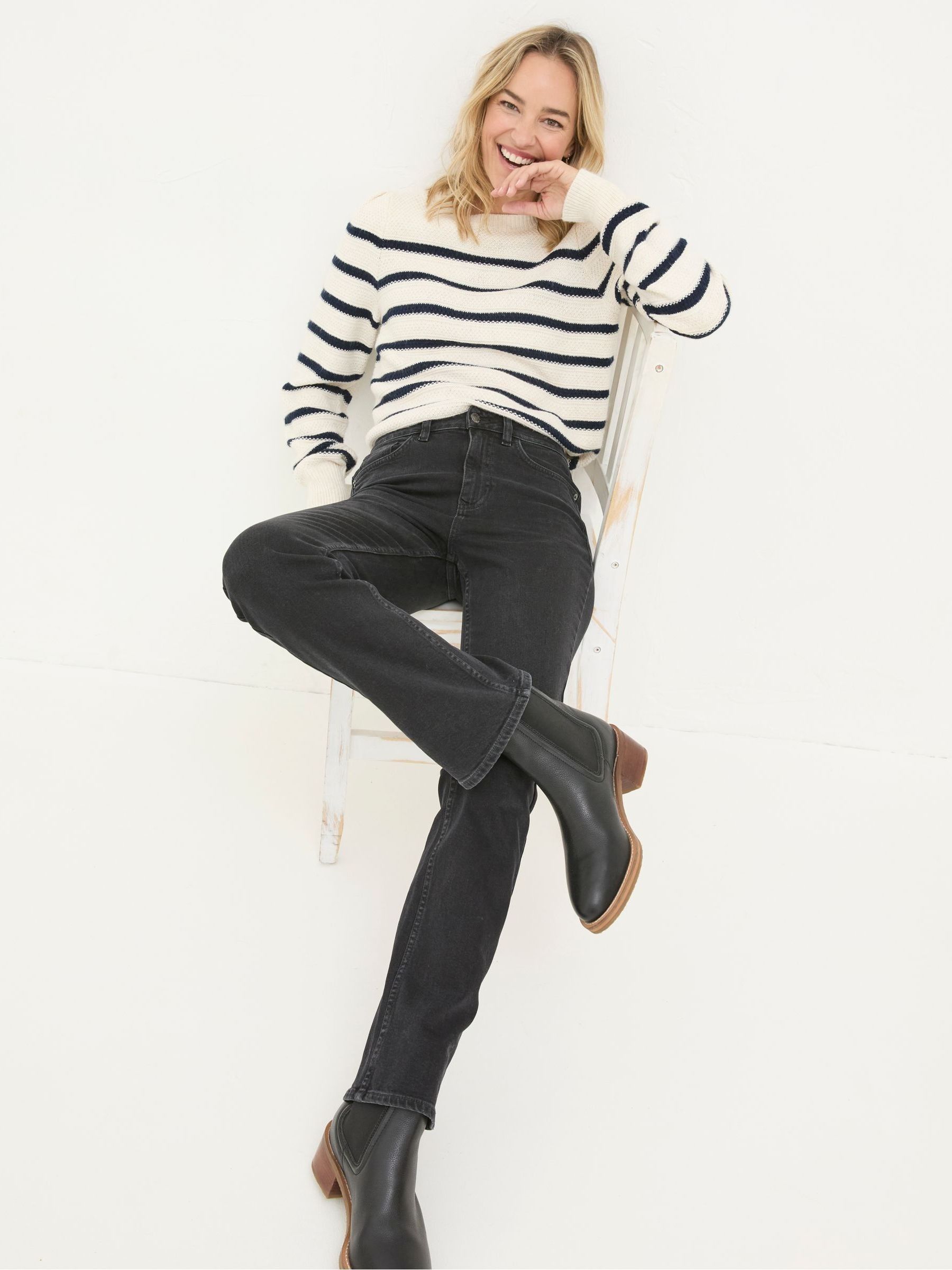 Brooke Black Bootcut Jeans - Image 3 of 6
