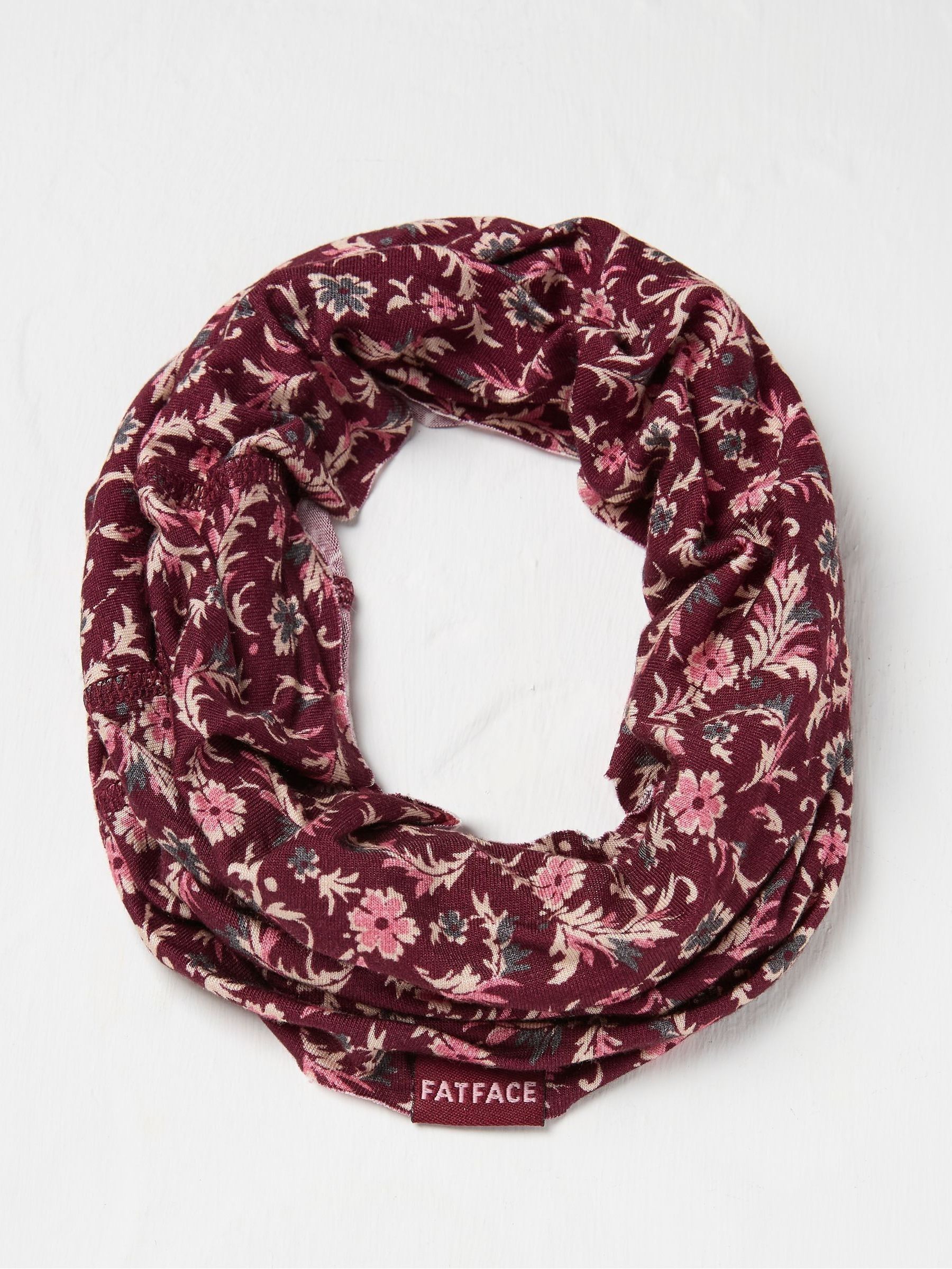 Pink Floral Multi Use Snood - Image 1 of 2