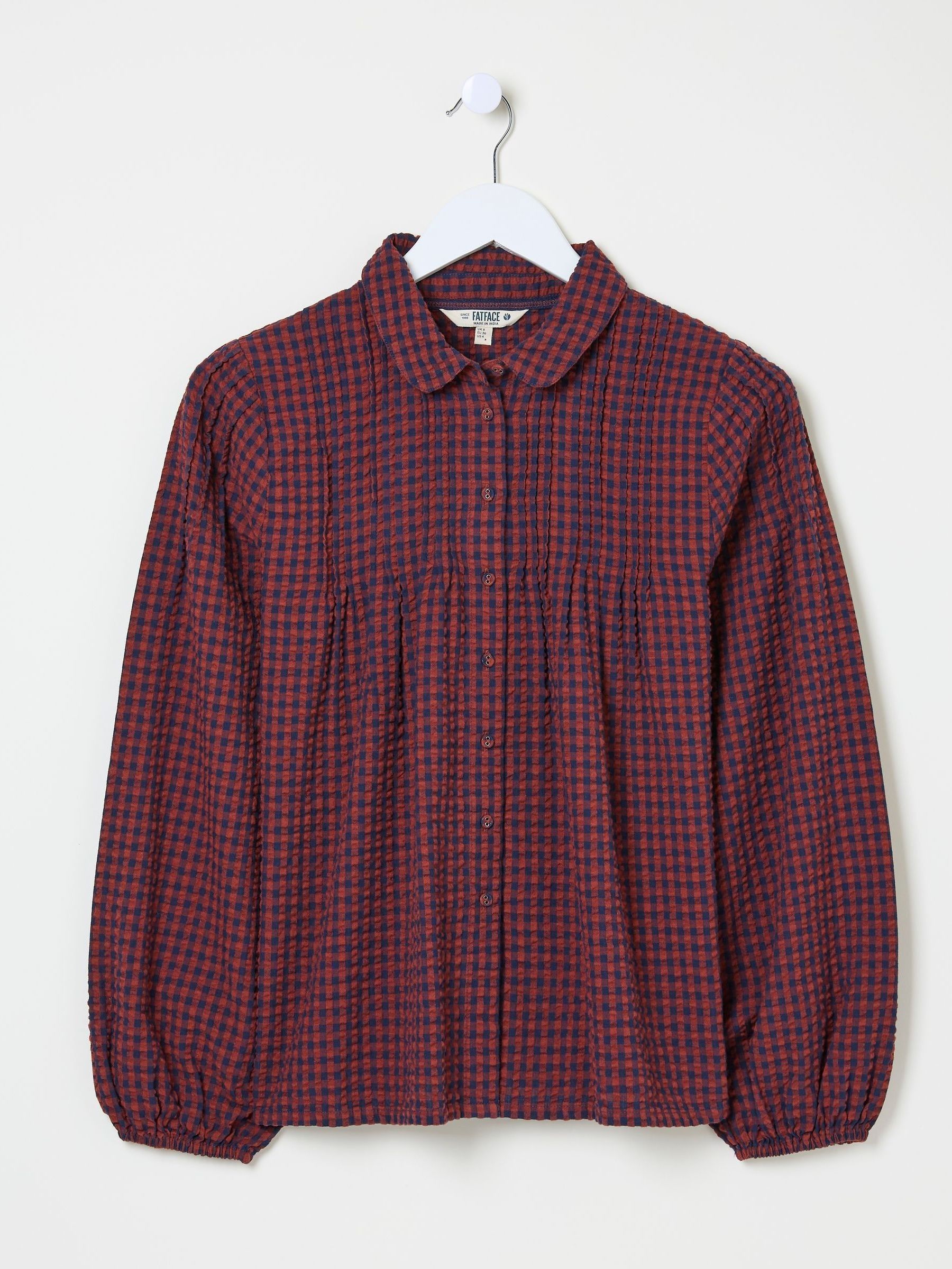 Elsie Red Gingham Blouse - Image 5 of 5