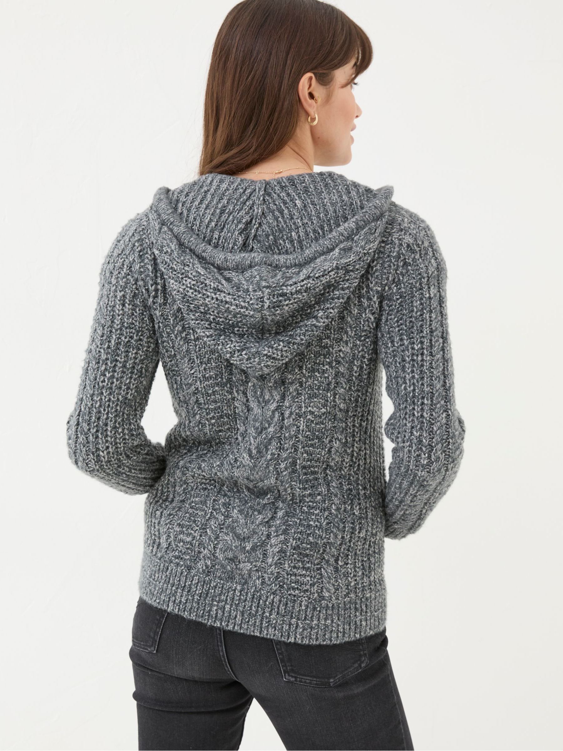 Alicia Charcoal Grey Hoodie - Image 2 of 5