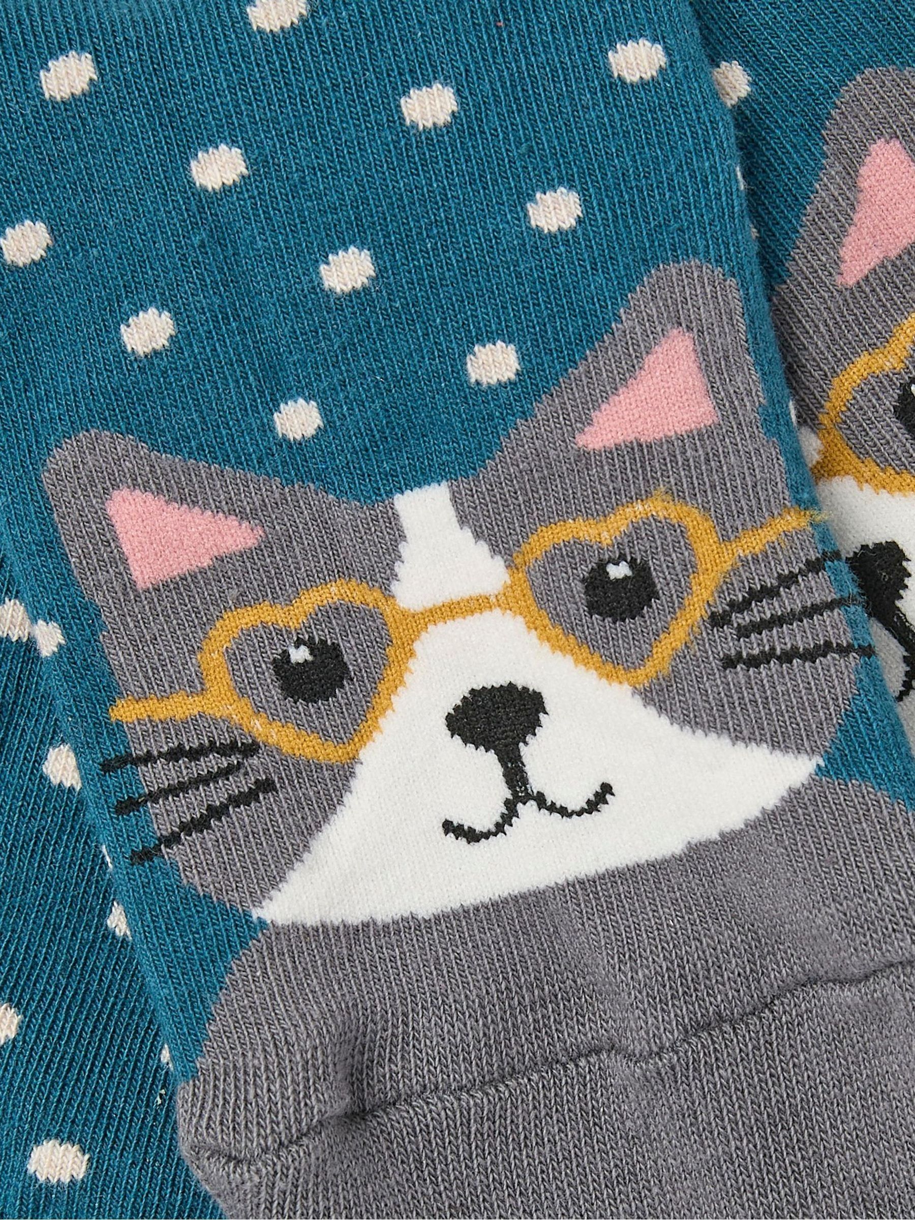 Green Cat Women's Toe Socks 1 Pack (size 4-7) - Image 2 of 2 Green Cat Women's Toe Socks 1 Pack (size 4-7) - Image 2 of 2