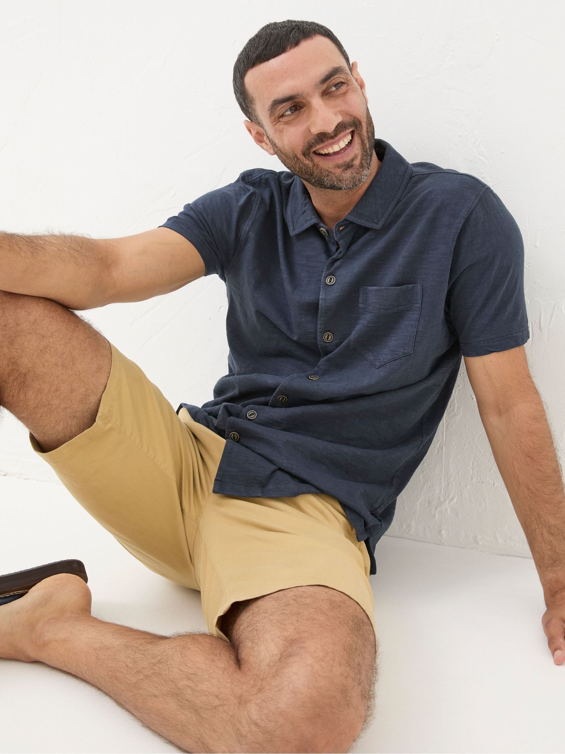 Truro Navy Blue Jersey Shirt - Image 1 of 4 Truro Navy Blue Jersey Shirt - Image 1 of 4