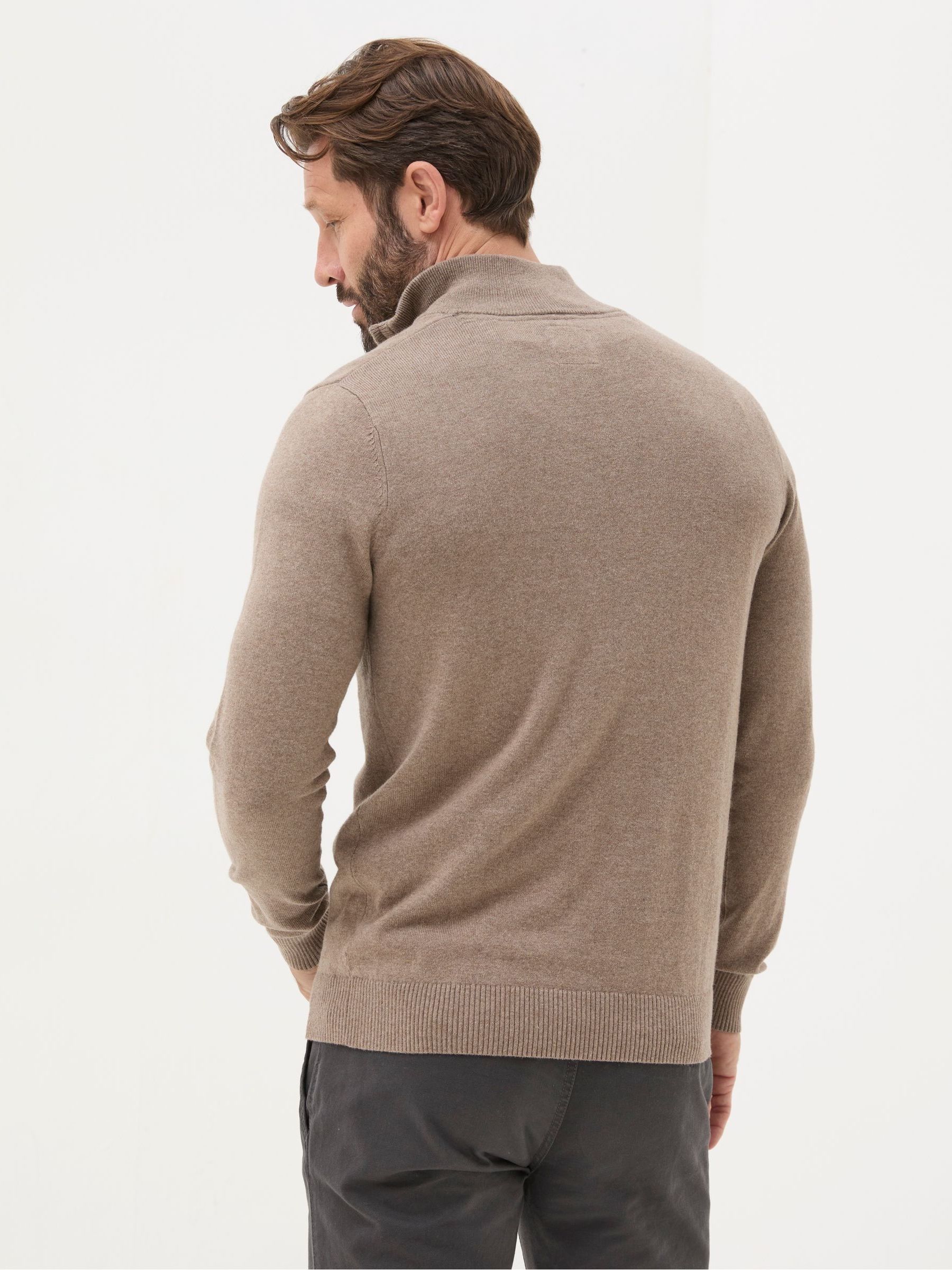 Rye Natural Beige Half-Neck Jumper - Image 2 of 5