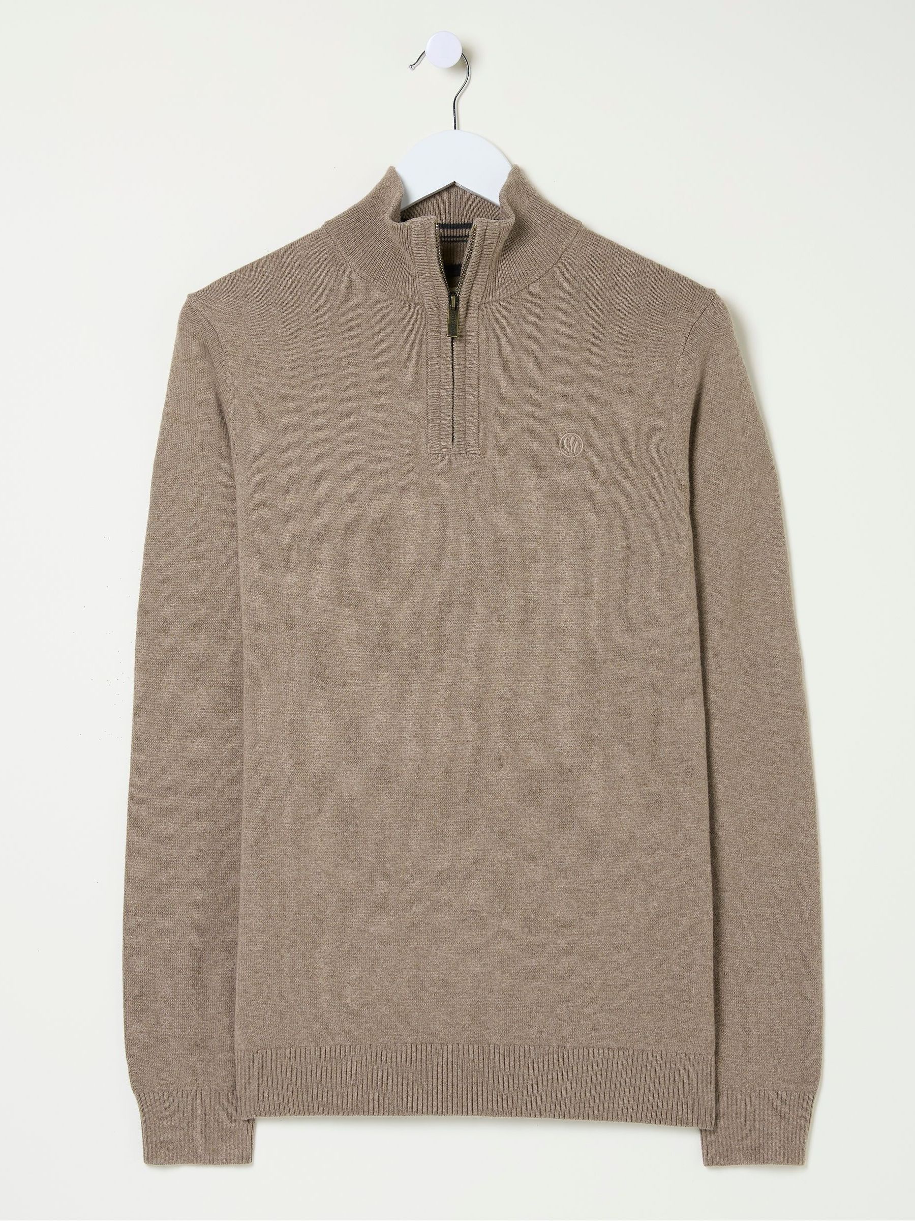 Rye Natural Beige Half-Neck Jumper - Image 5 of 5