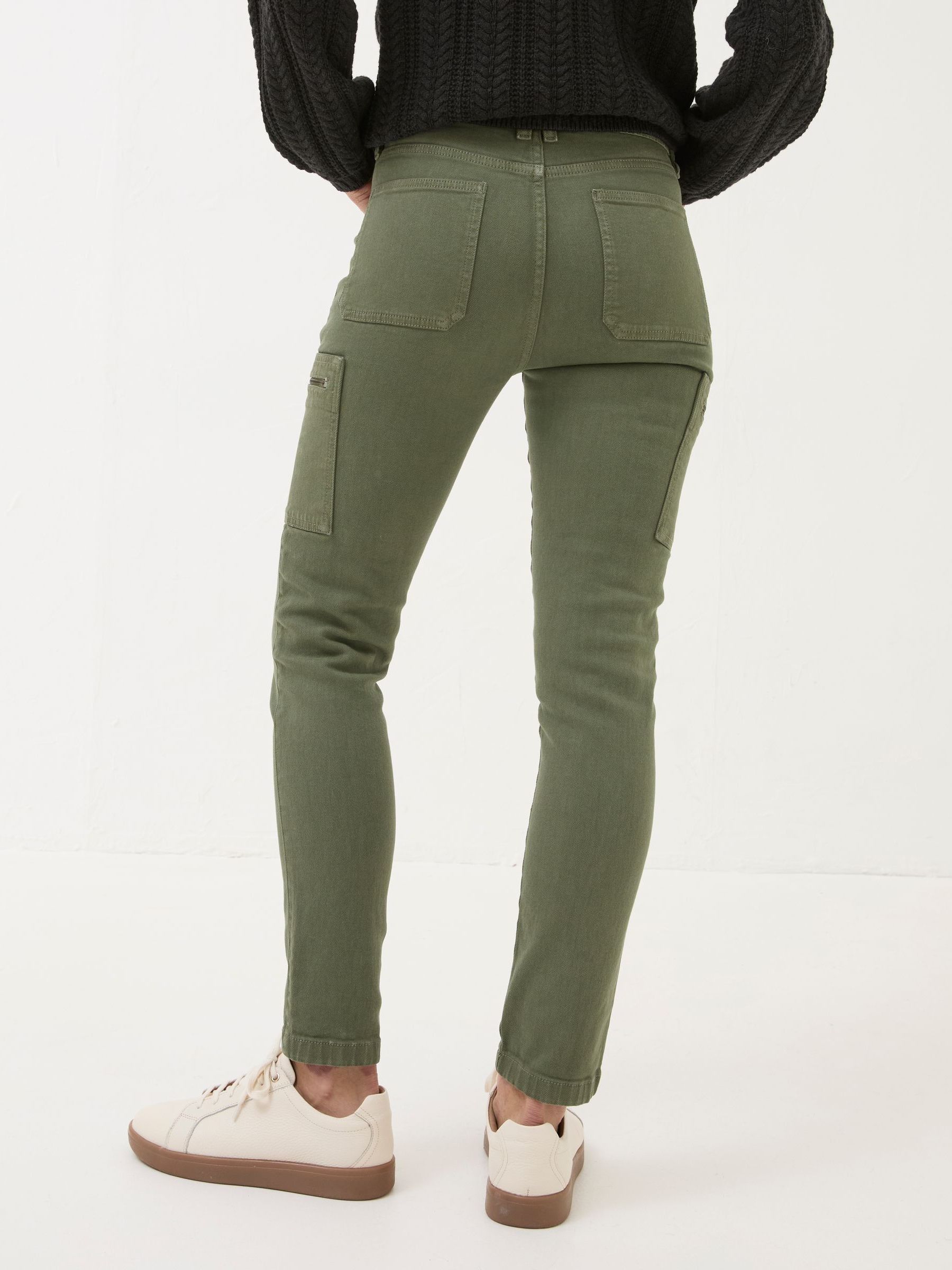Malvern Green Cargo Trousers - Image 2 of 6