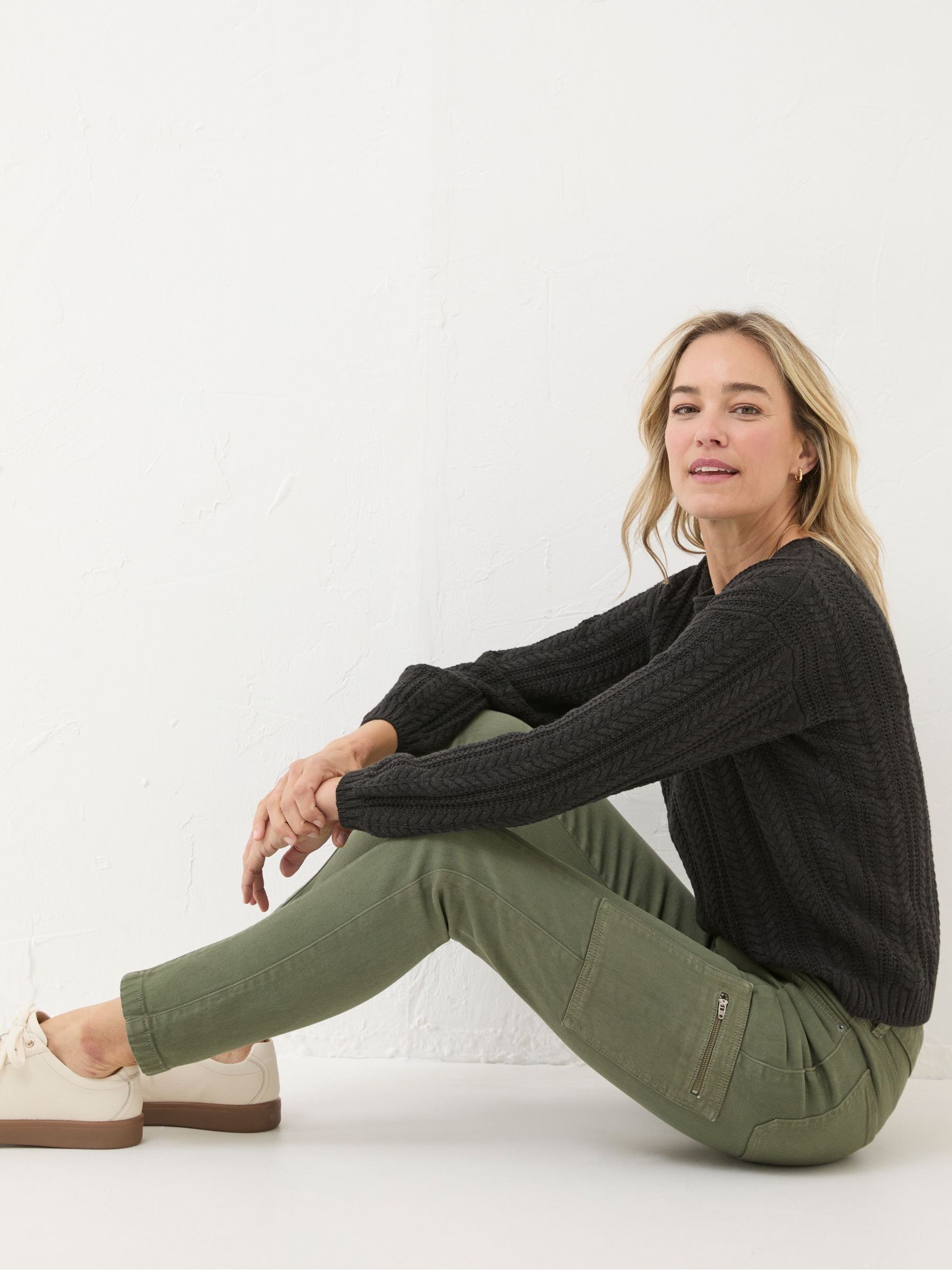 Malvern Green Cargo Trousers - Image 4 of 6