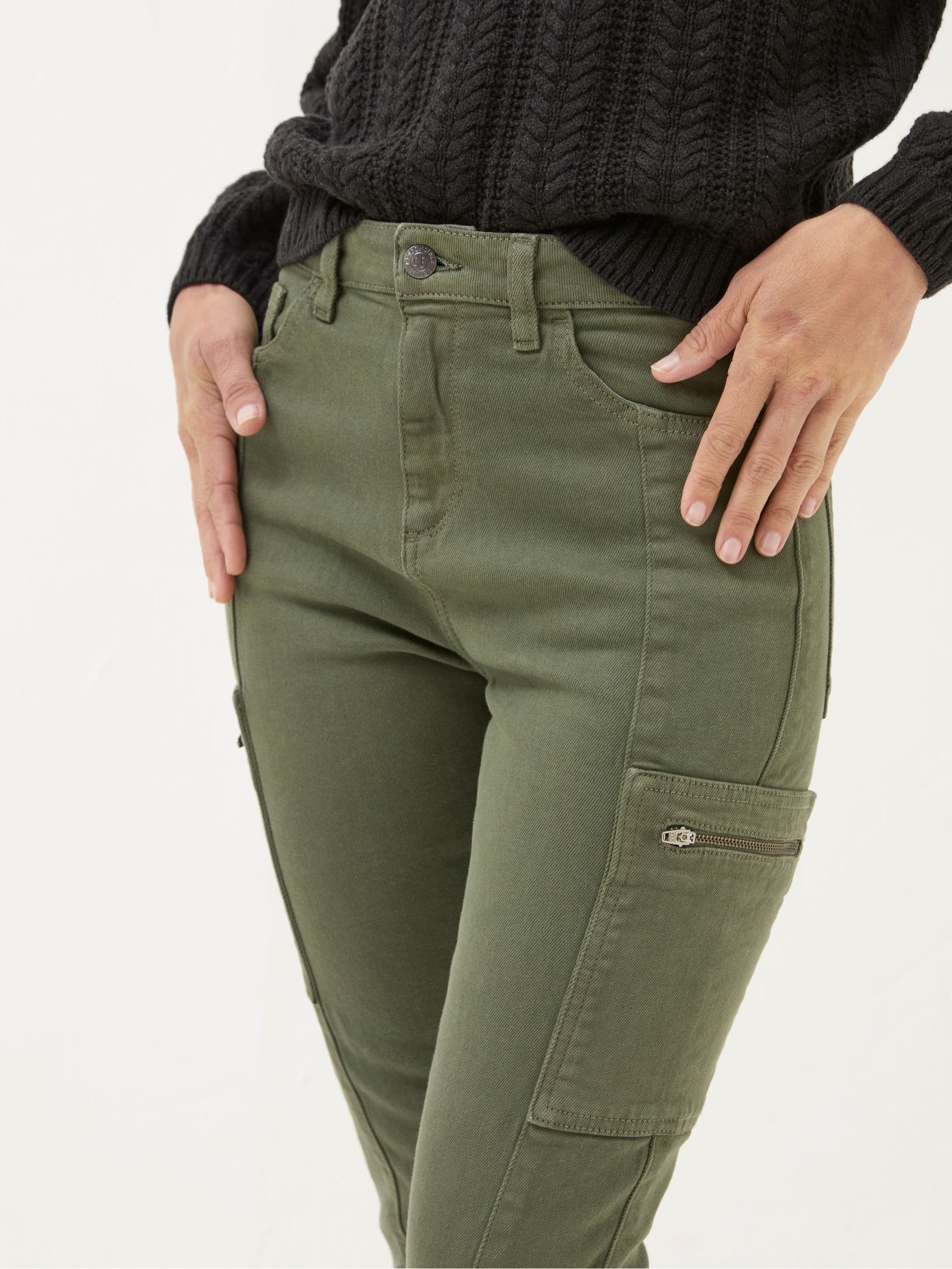 Malvern Green Cargo Trousers - Image 5 of 6
